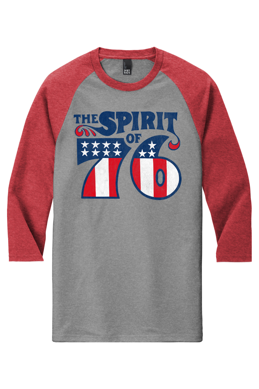 The Spirit of '76 - Baseball Raglan Tee - Yinzylvania