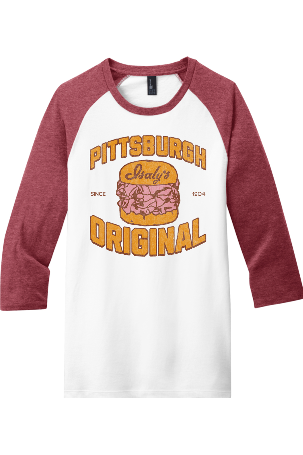 Isaly's Pittsburgh Original - 3/4-Sleeve Raglan Tee - Yinzylvania