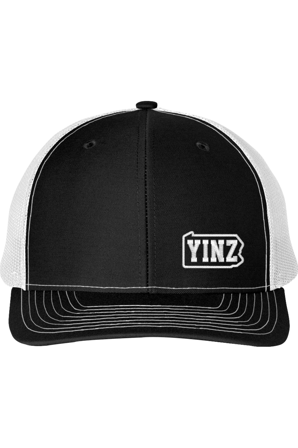 Yinzylvania Logo - White - Embroidered Snapback Hat - Yinzylvania