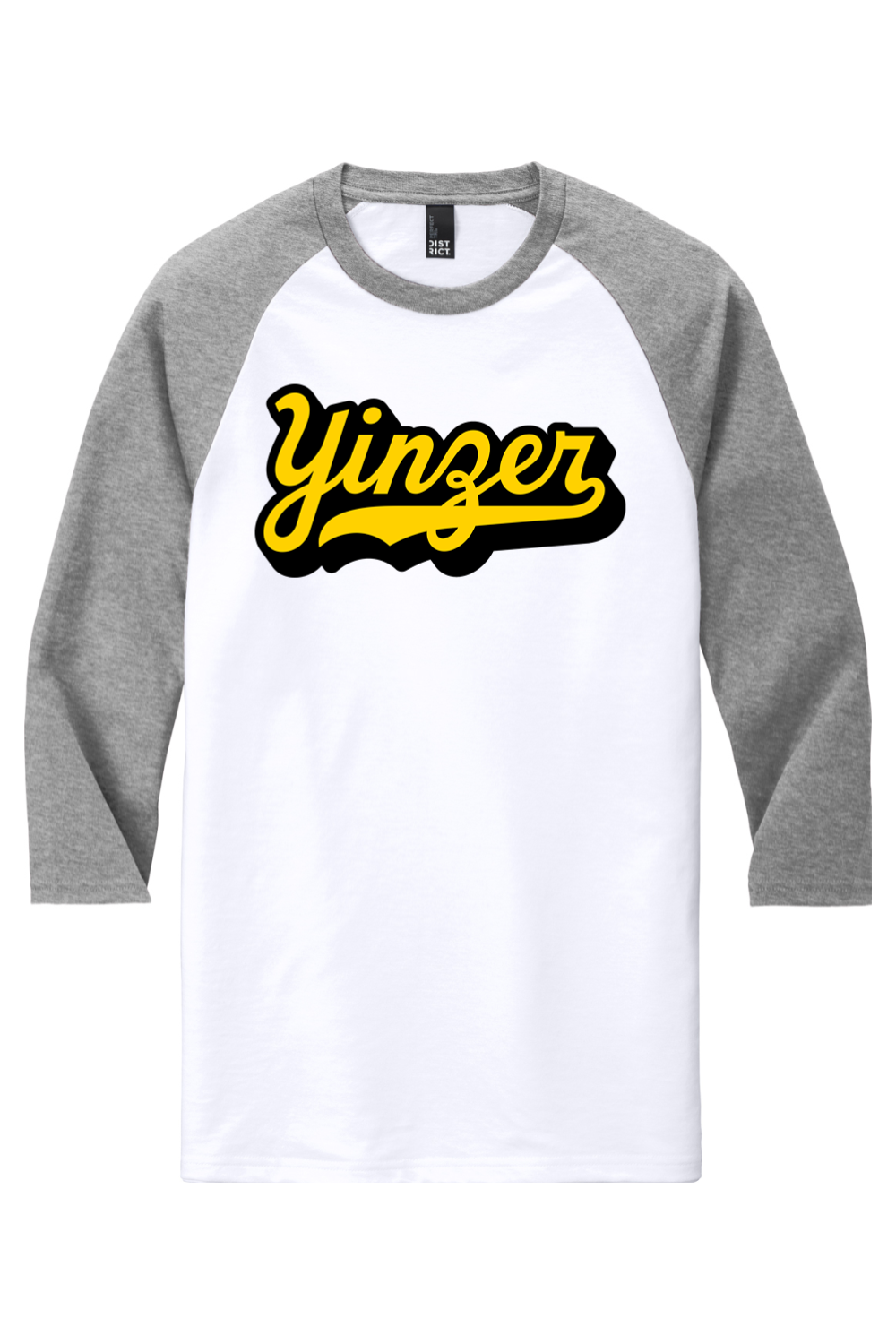 Yinzer Signature - Tri Blend 3/4-Sleeve Raglan