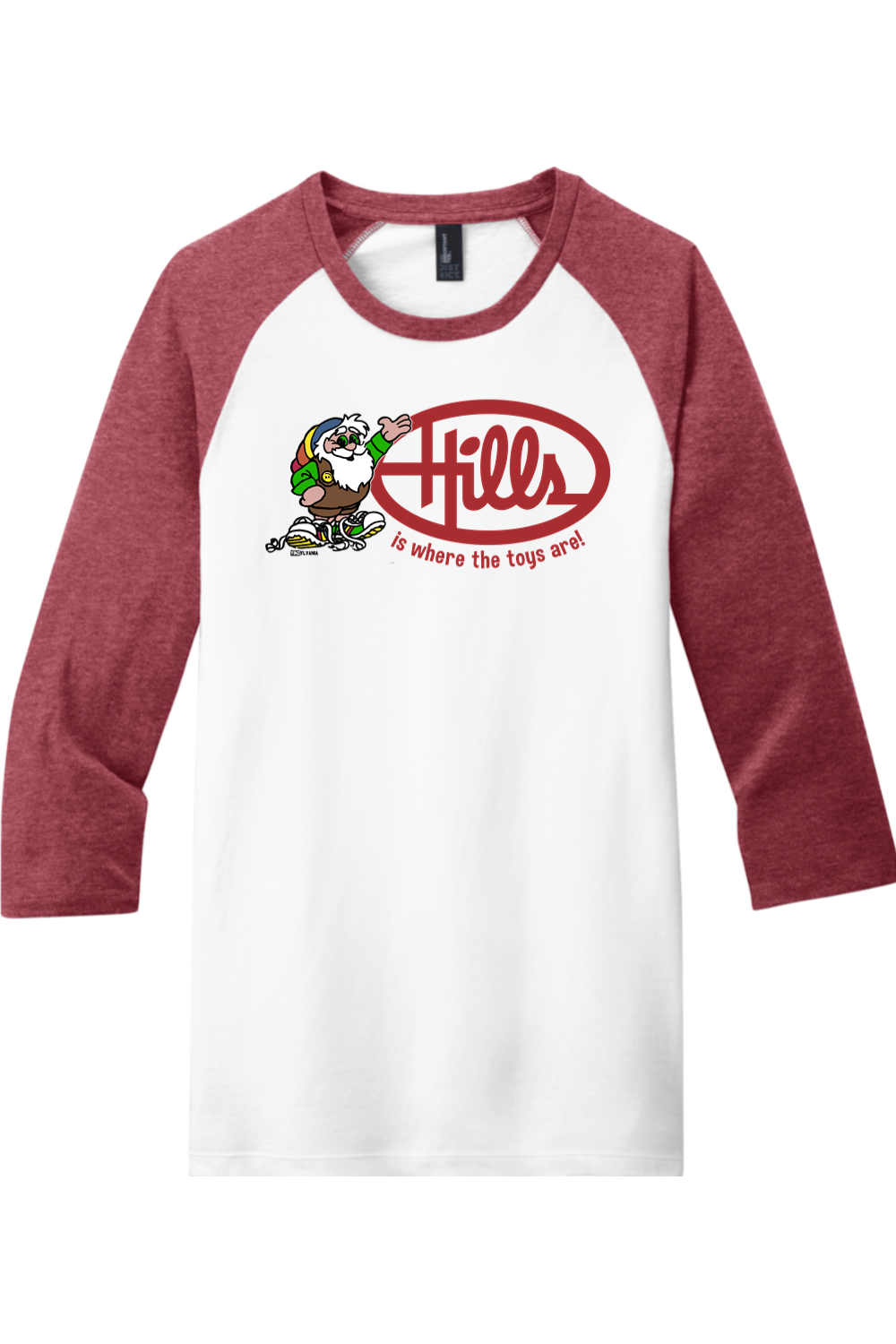 Hills is Where the Toys Are - 3/4-Sleeve Raglan Tee - Yinzylvania