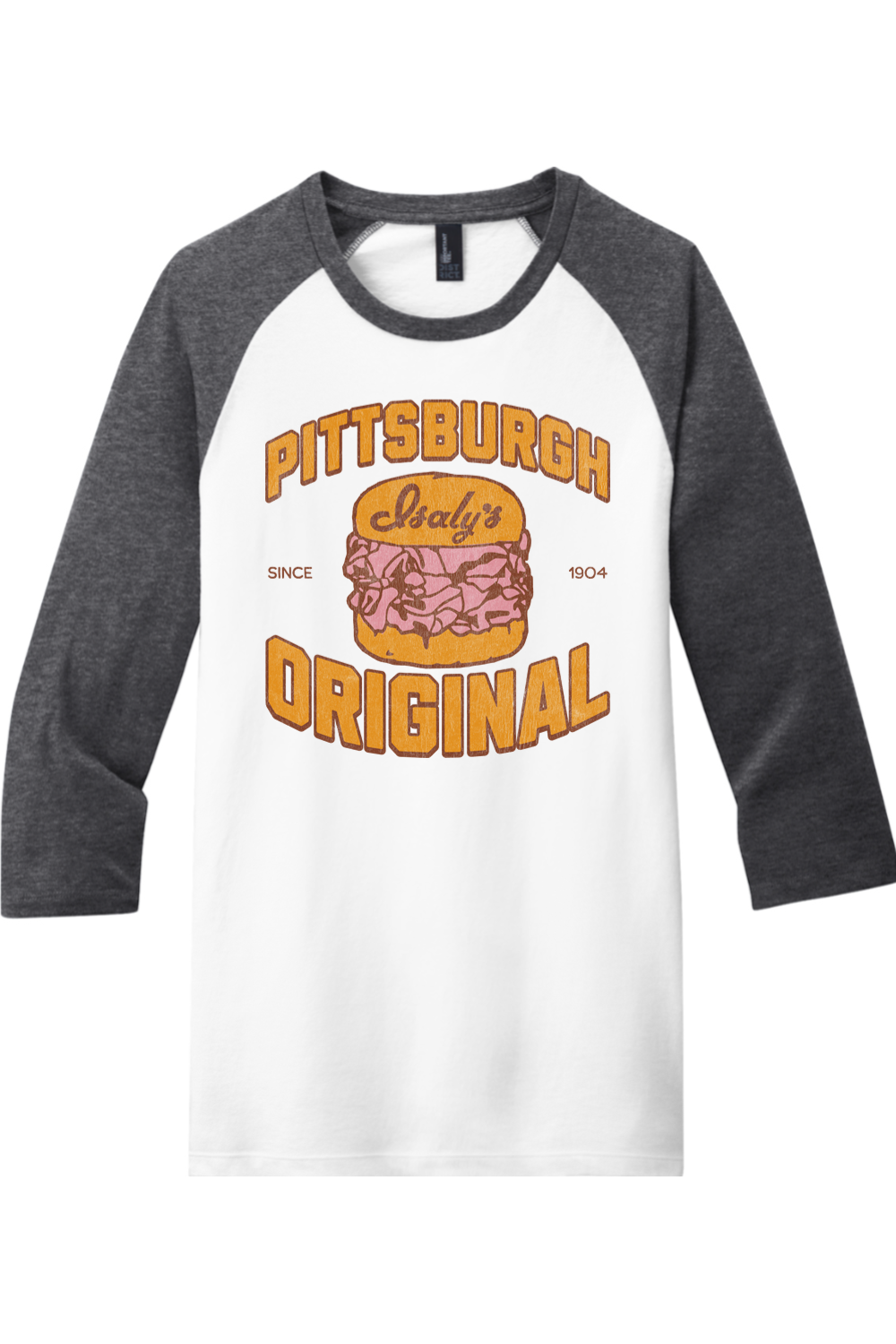 Isaly's Pittsburgh Original - 3/4-Sleeve Raglan Tee - Yinzylvania