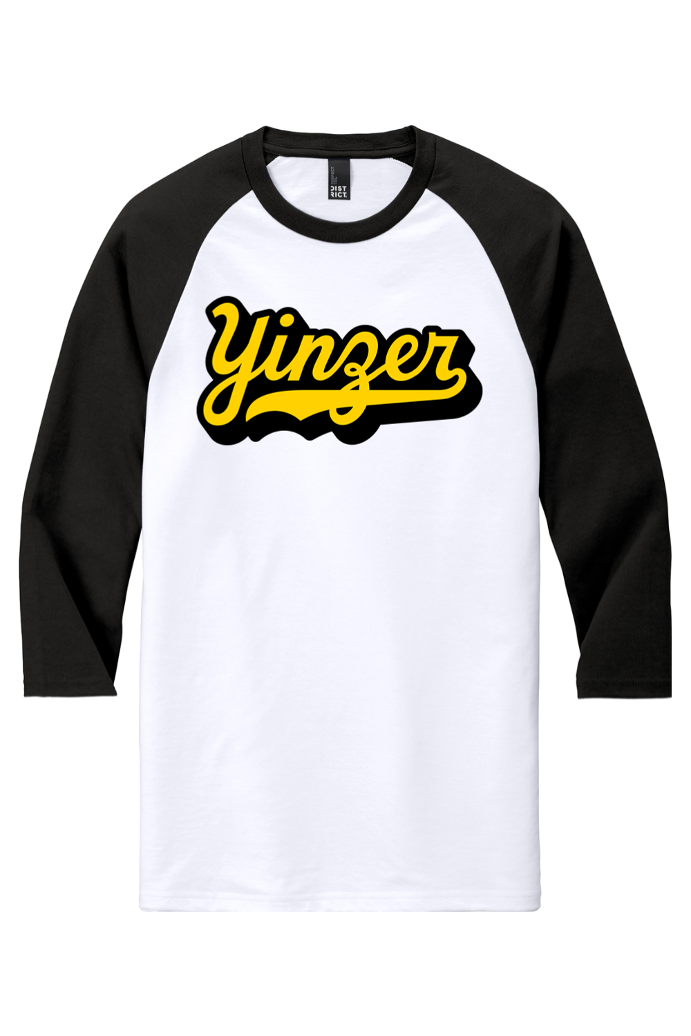 Yinzer Signature - Tri Blend 3/4-Sleeve Raglan