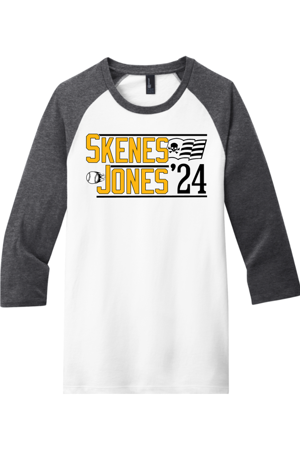 Skenes/Jones '24 - 3/4-Sleeve Raglan Tee - Yinzylvania