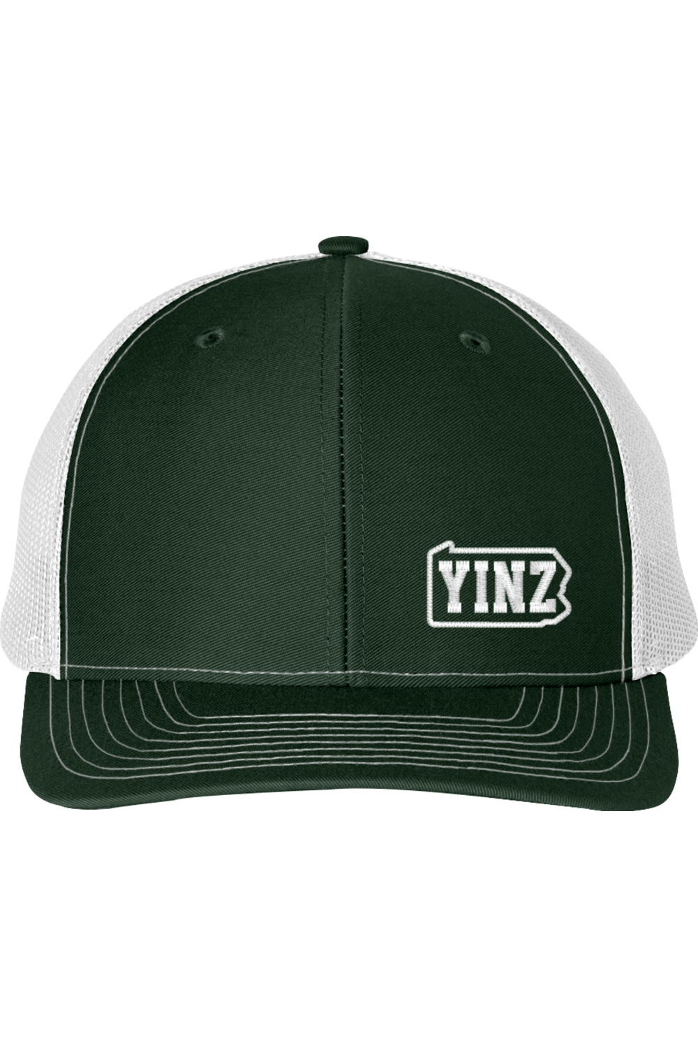 Yinzylvania Logo - White - Embroidered Snapback Hat - Yinzylvania