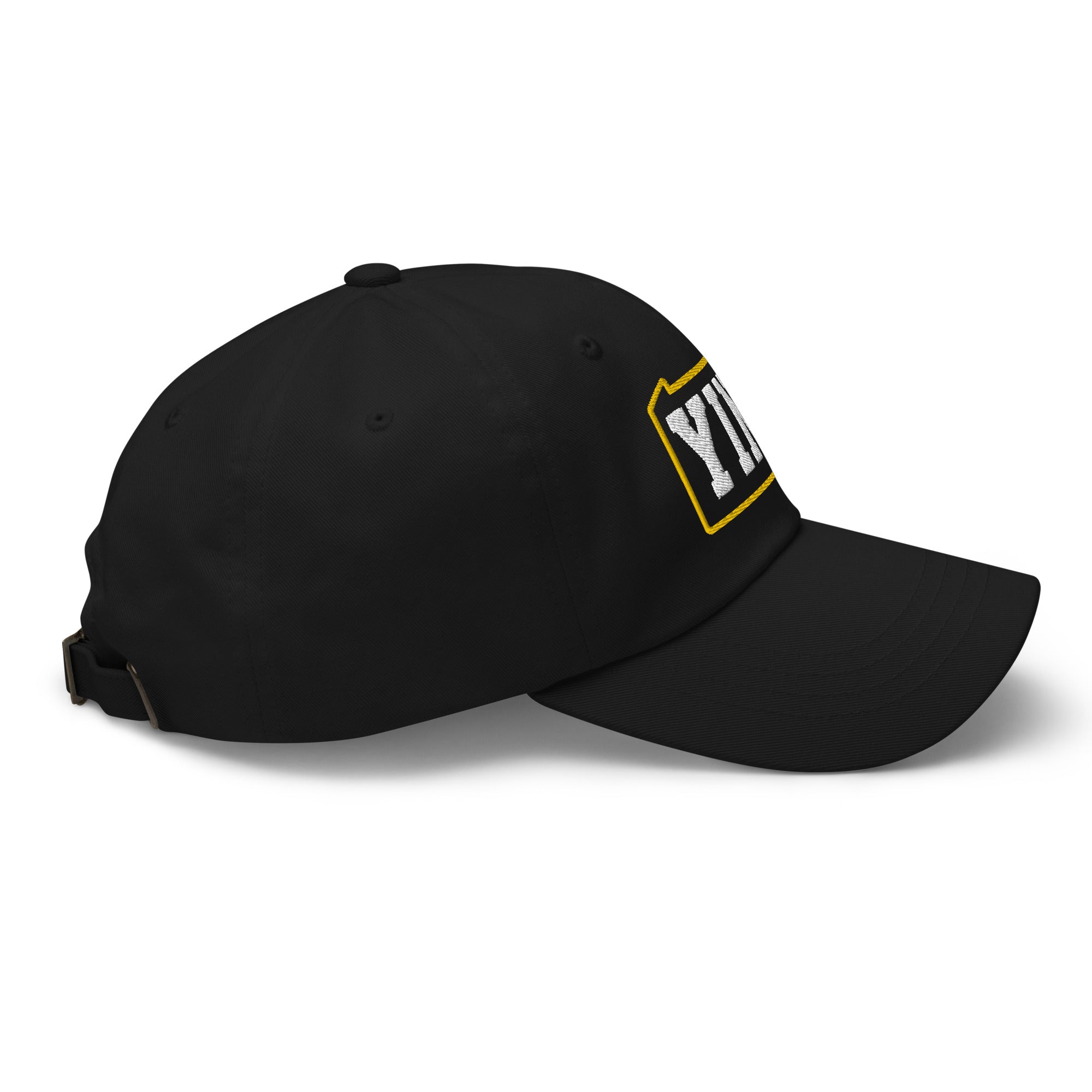 Yinzylvania - Black & Gold - Embroidered Dad Hat - Yinzylvania