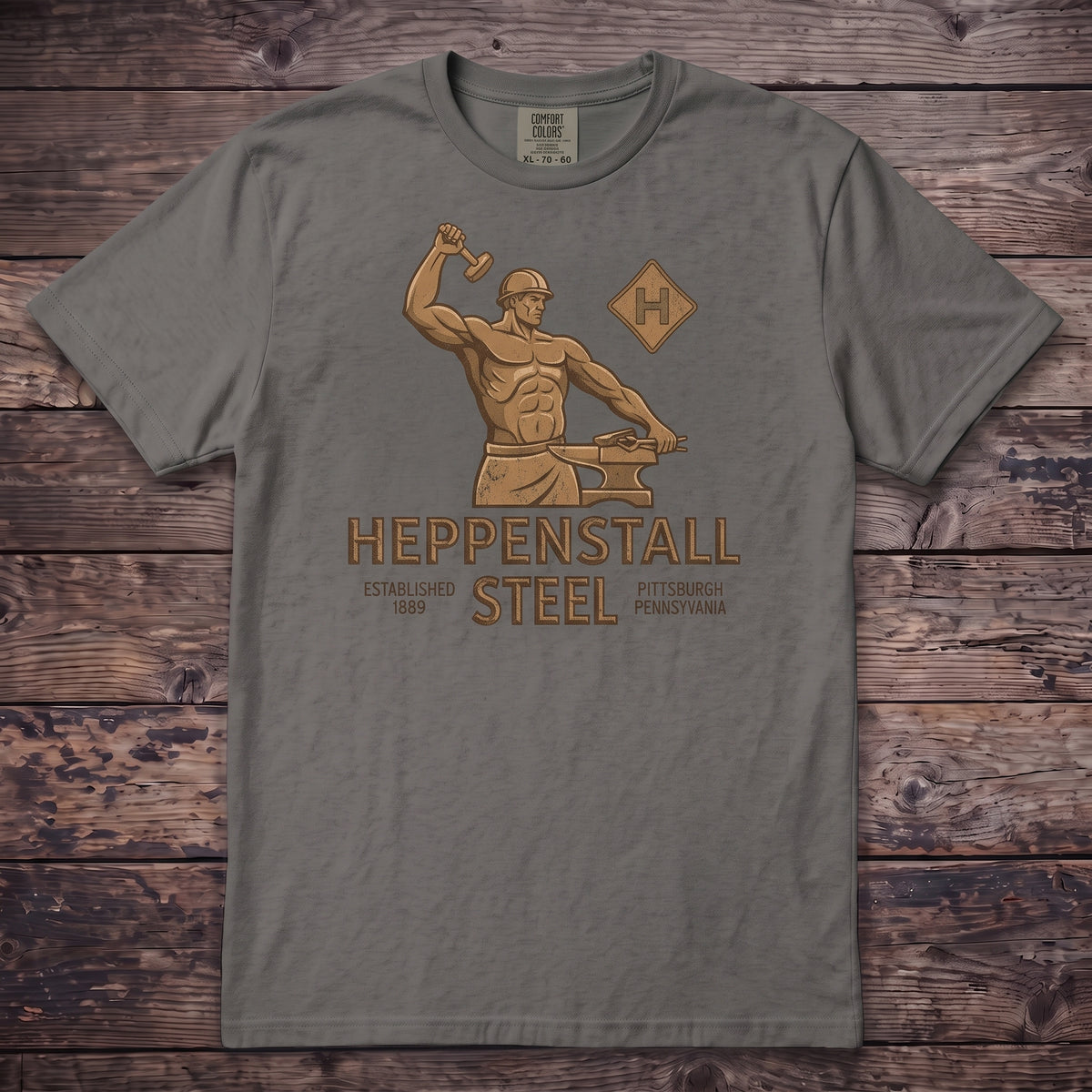 Heppenstall Steel | Comfort Colors Tee