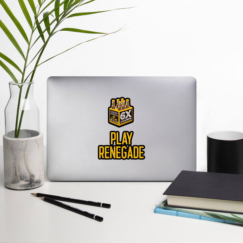 Play Renegade Vinyl Decal Set - Yinzylvania