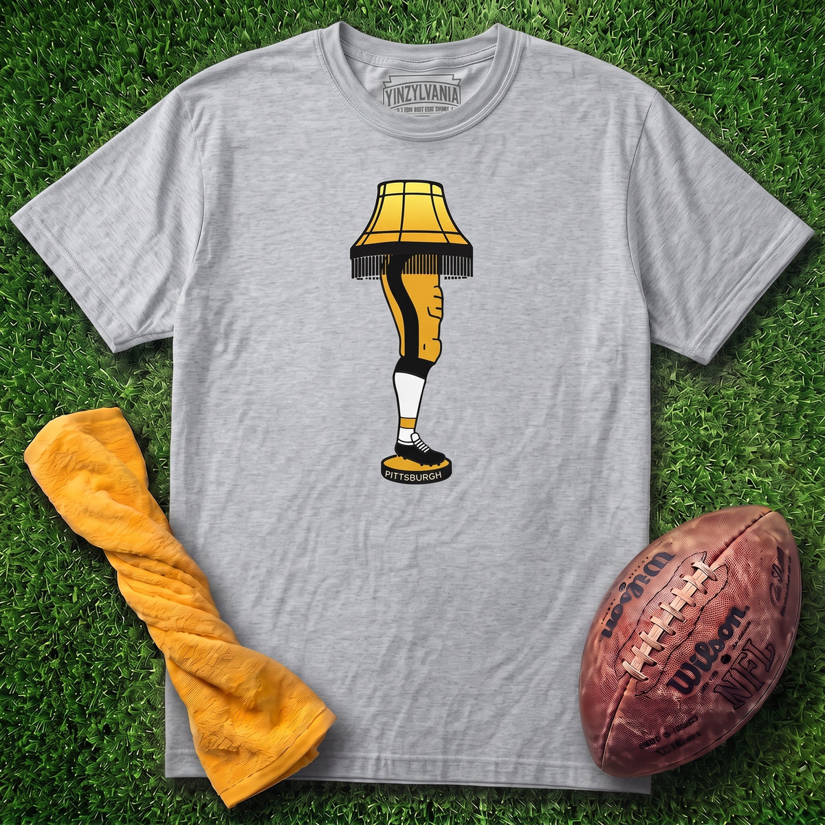 Pittsburgh Football Leg Lamp | T-Shirt