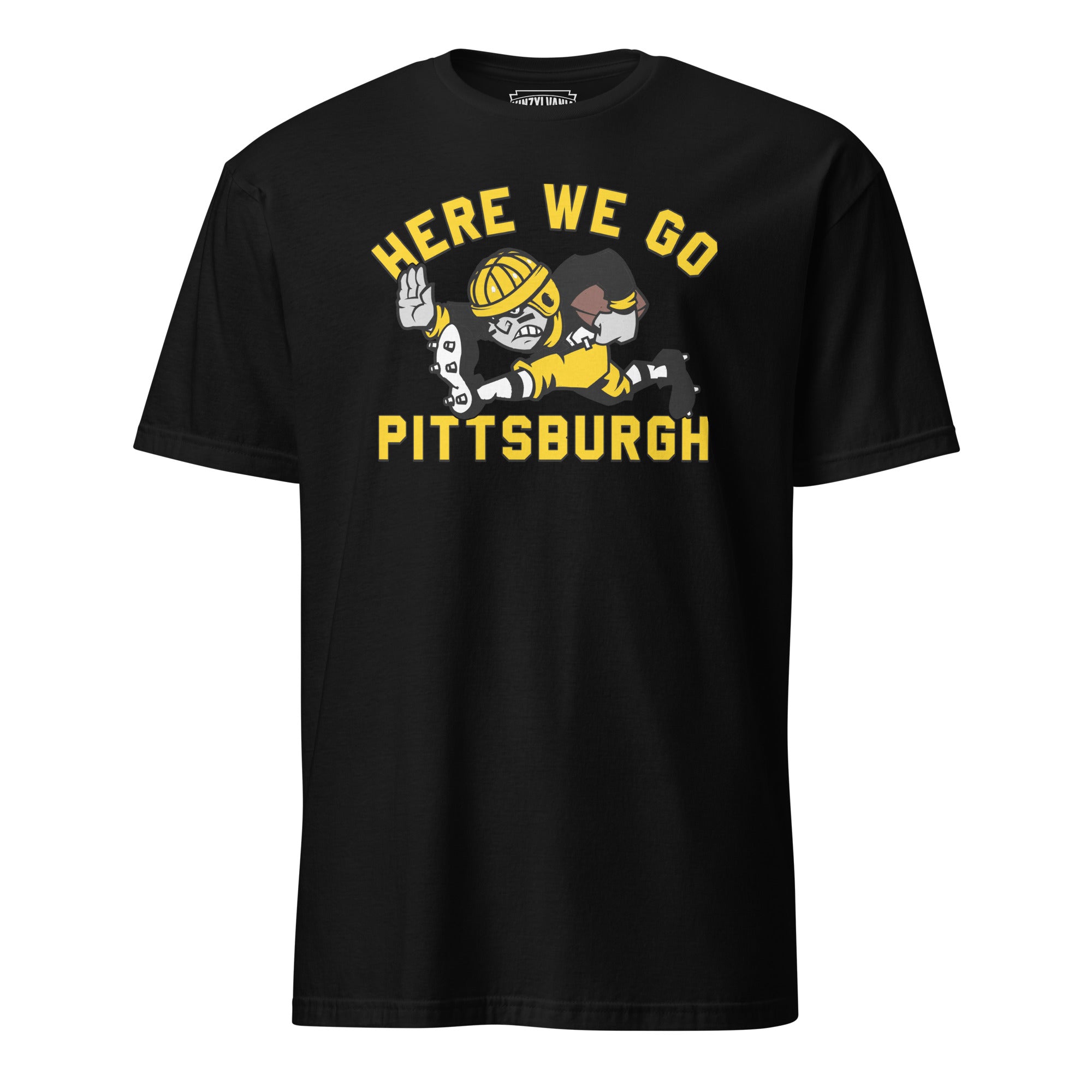 Here We Go Pittsburgh - Old School Football  - T-Shirt - Yinzylvania