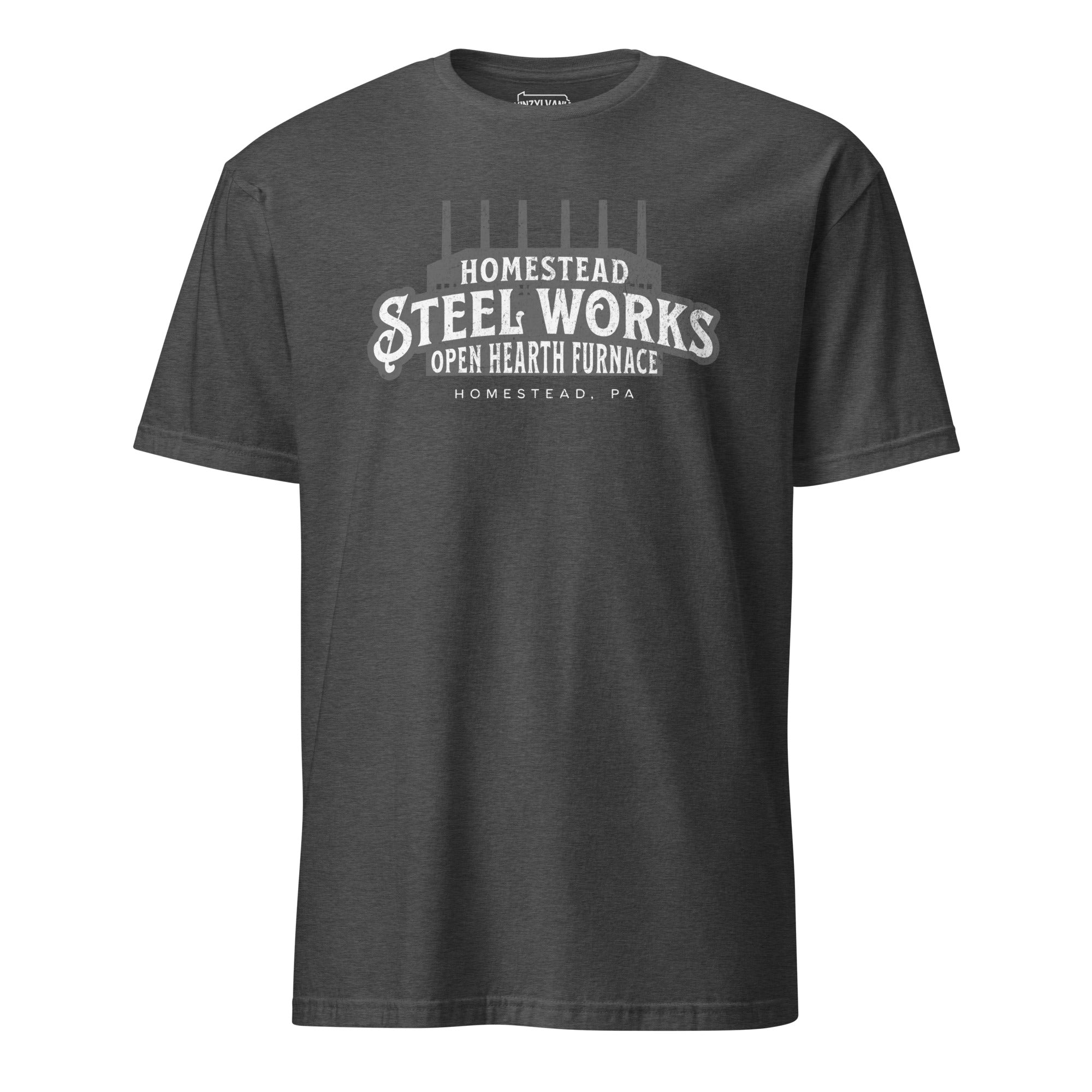 Homestead Steel Works - Open Hearth Furnace - Homestead, PA - T-Shirt