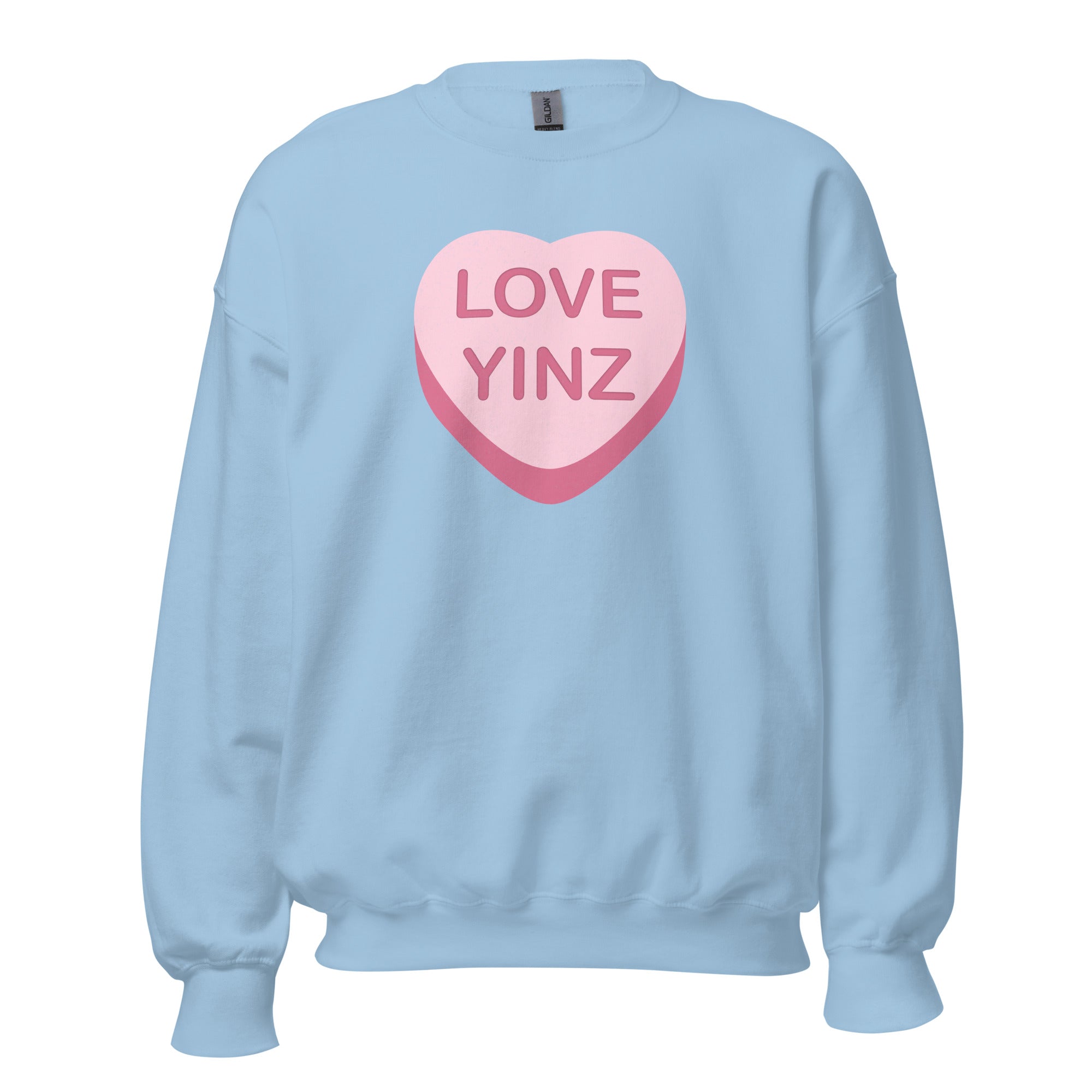 Love Yinz - Conversation Heart | Crewneck Sweatshirt – Yinzylvania