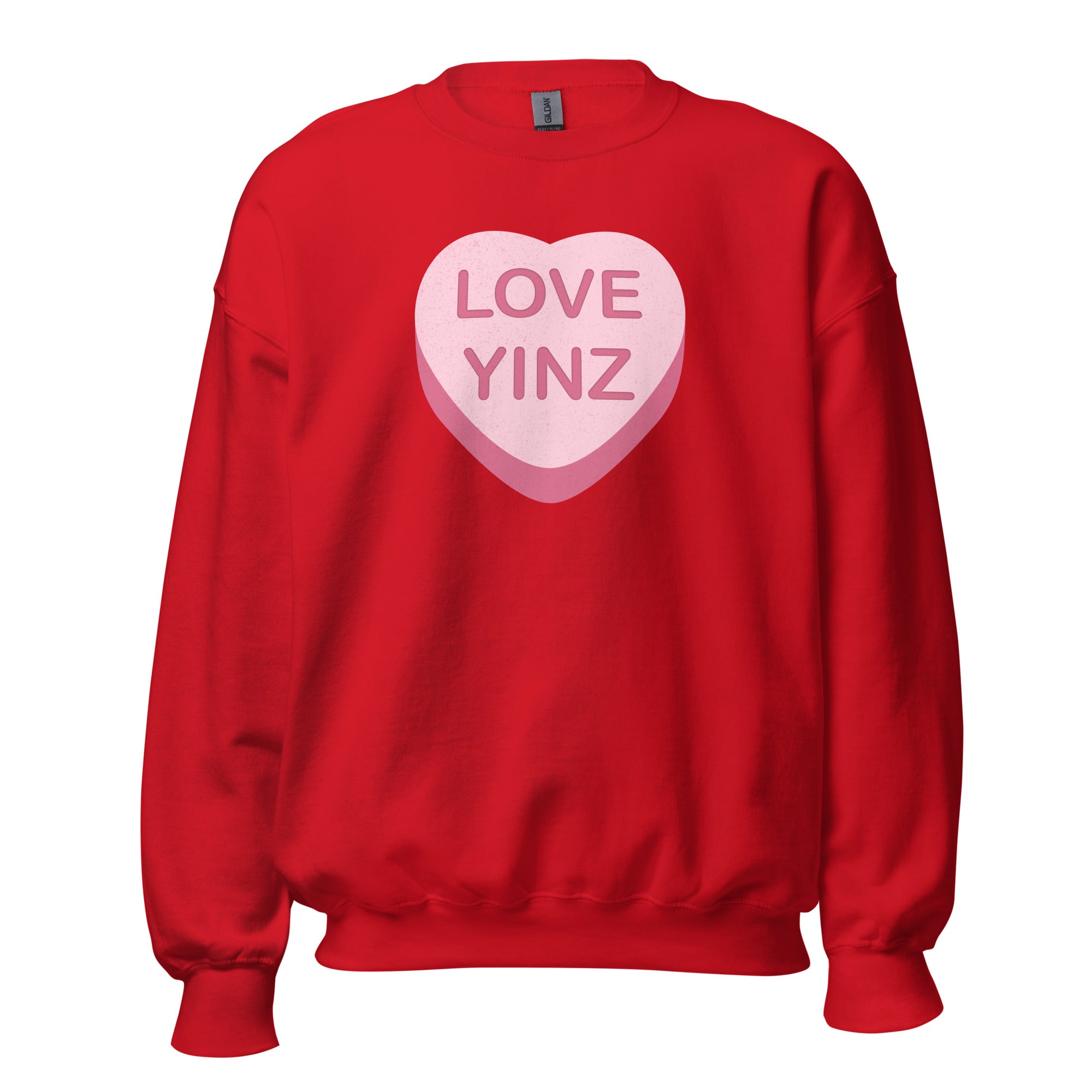 ♡Love♡ Love Yinz - Conversation Heart | Crewneck Sweatshirt – Yinzylvania