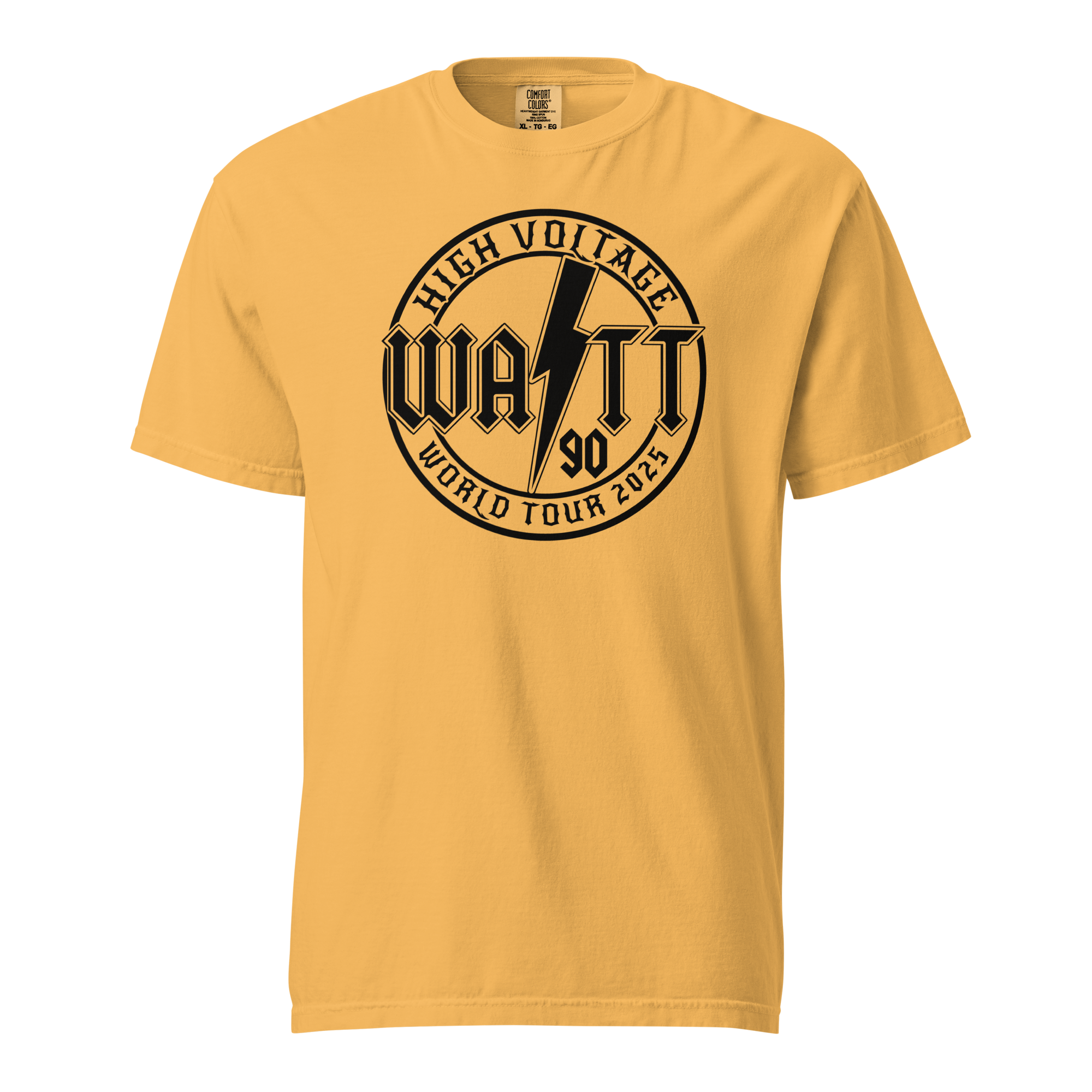Watt - High Voltage - World Tour 2025 - Comfort Colors Tee