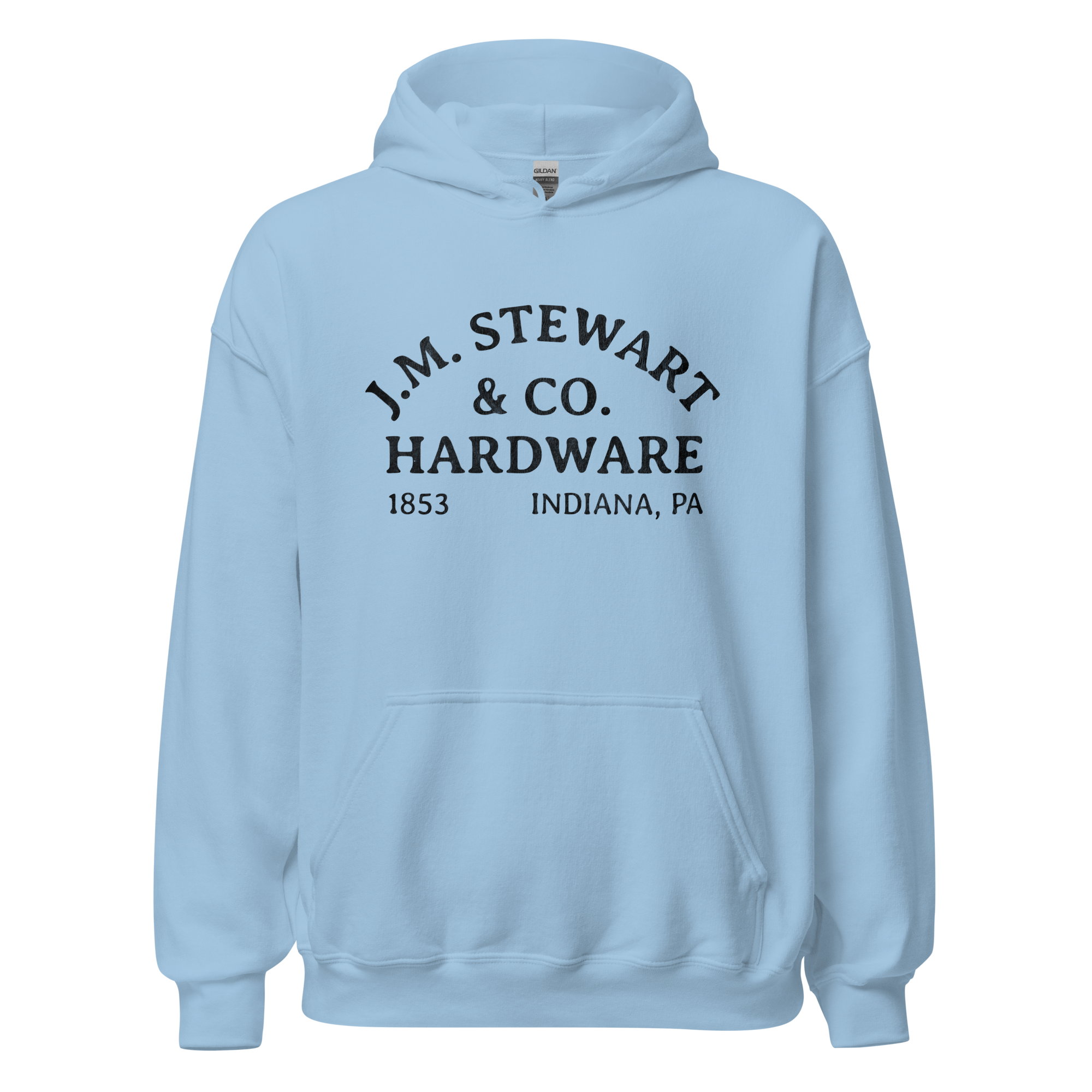 J.M. Stewart & Co. Hardware - Fleece Hoodie - Indiana, PA - Yinzylvania