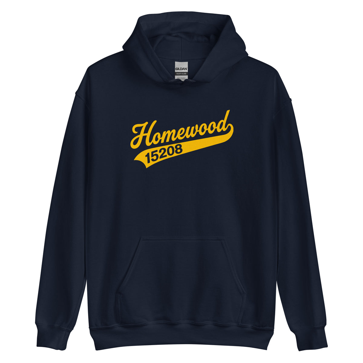 Homewood 15208 hoodie - Navy - front