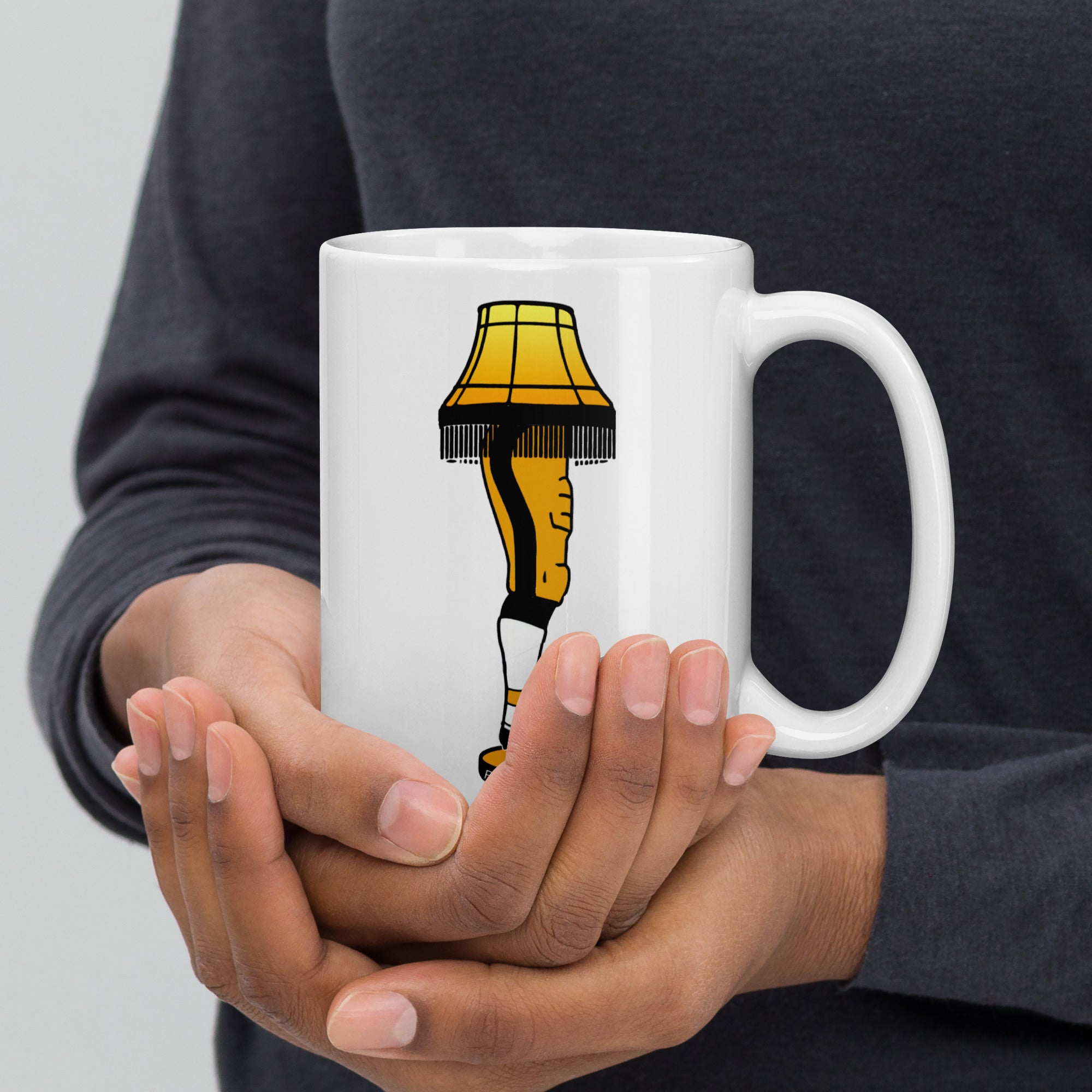 Pittsburgh Football Leg Lamp - Ceramic mug