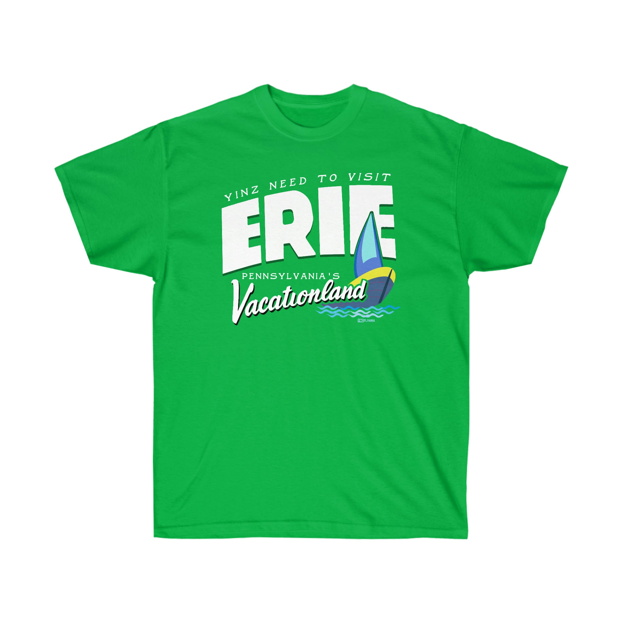 ERIE VACATIONLAND - Gildan 2000 Cotton Tee - Yinzylvania