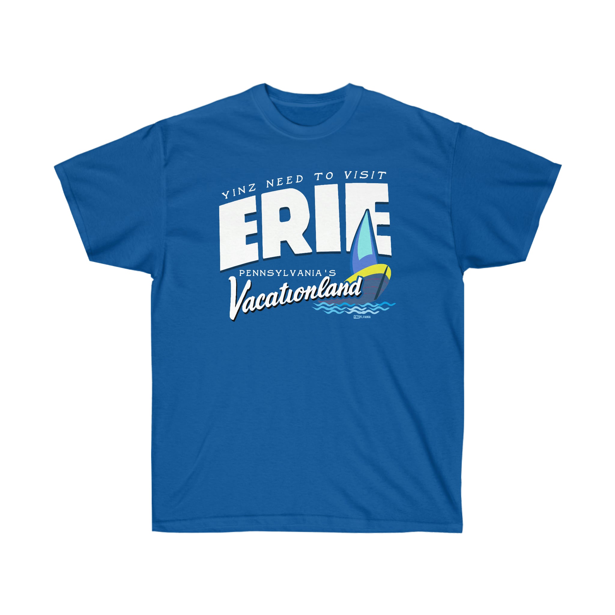 ERIE VACATIONLAND - Gildan 2000 Cotton Tee - Yinzylvania