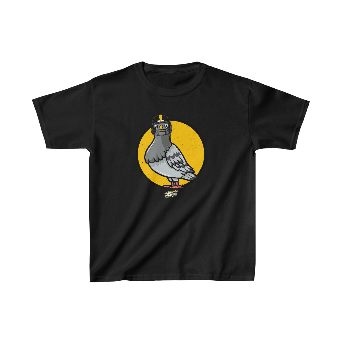PITTSBURGH FOOTBALL PIGEON - Kids Tee - Yinzylvania