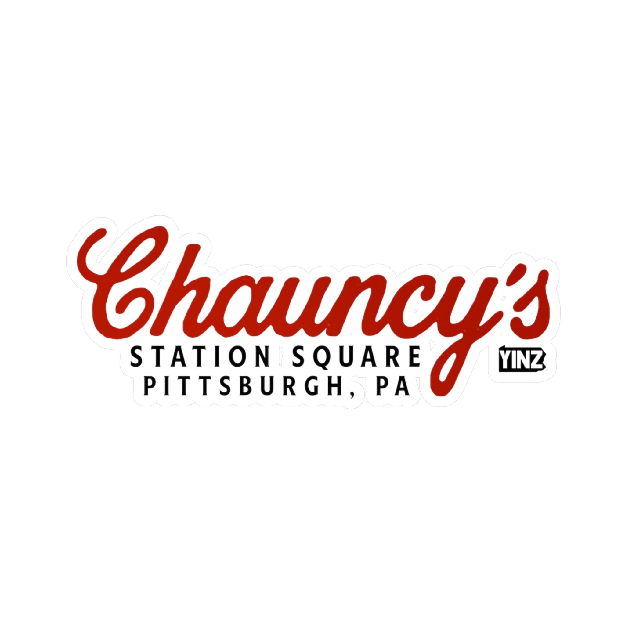 Chauncy's Station Square - Pittsburgh - Kiss-Cut Vinyl Decals - Yinzylvania