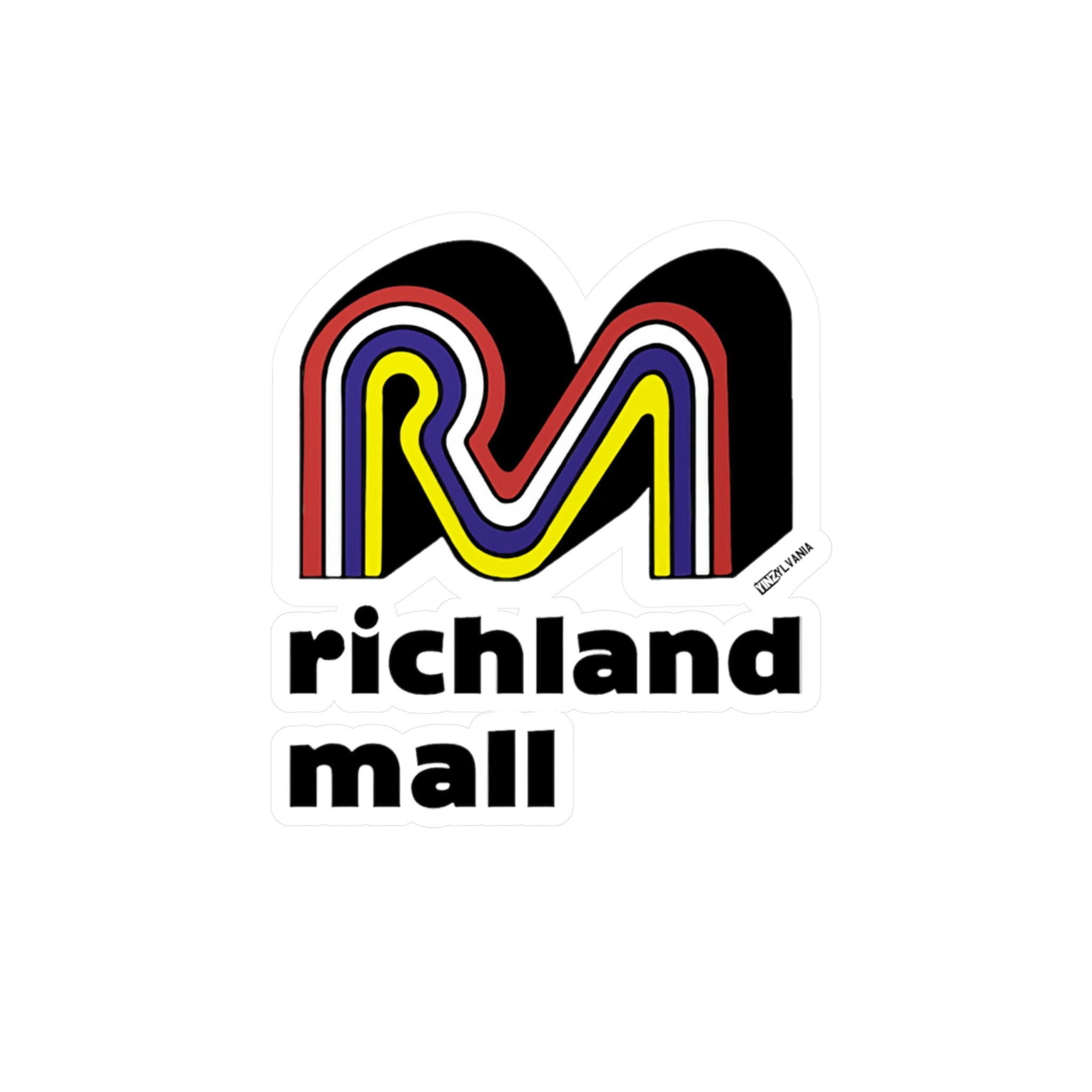 Richland Mall - Johnstown, PA - Kiss-Cut Vinyl Decals - Yinzylvania