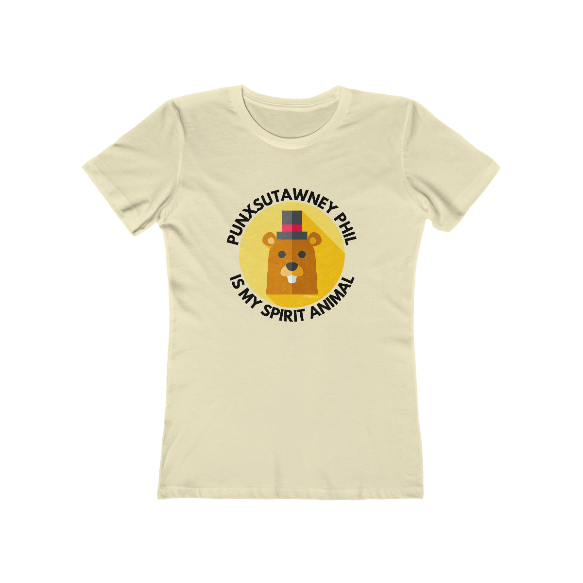 Punxsutawney Phil Is My Spirit Animal - Ladies Tee - Yinzylvania