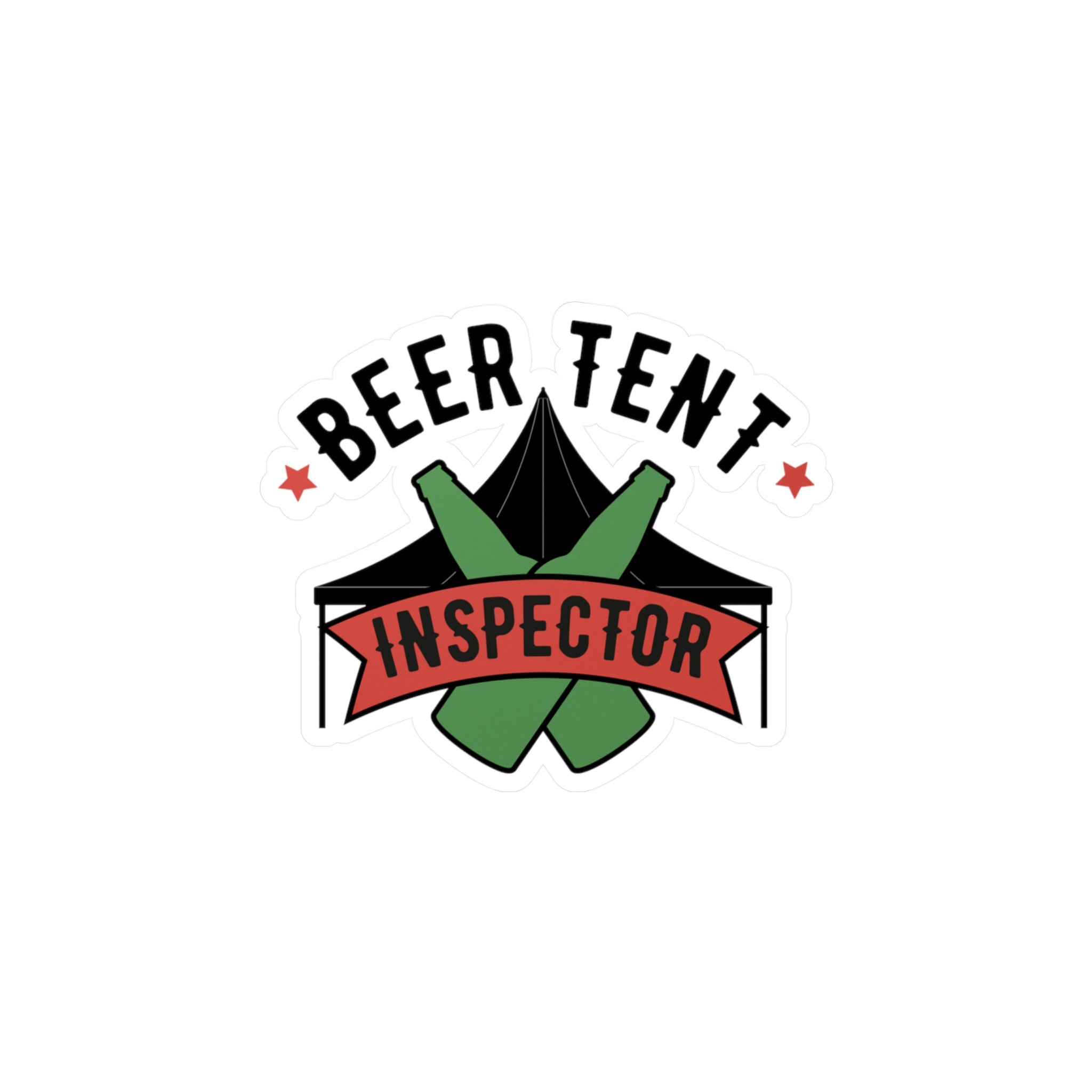 Beer Tent Inspector - Kiss-Cut Vinyl Decals - Yinzylvania