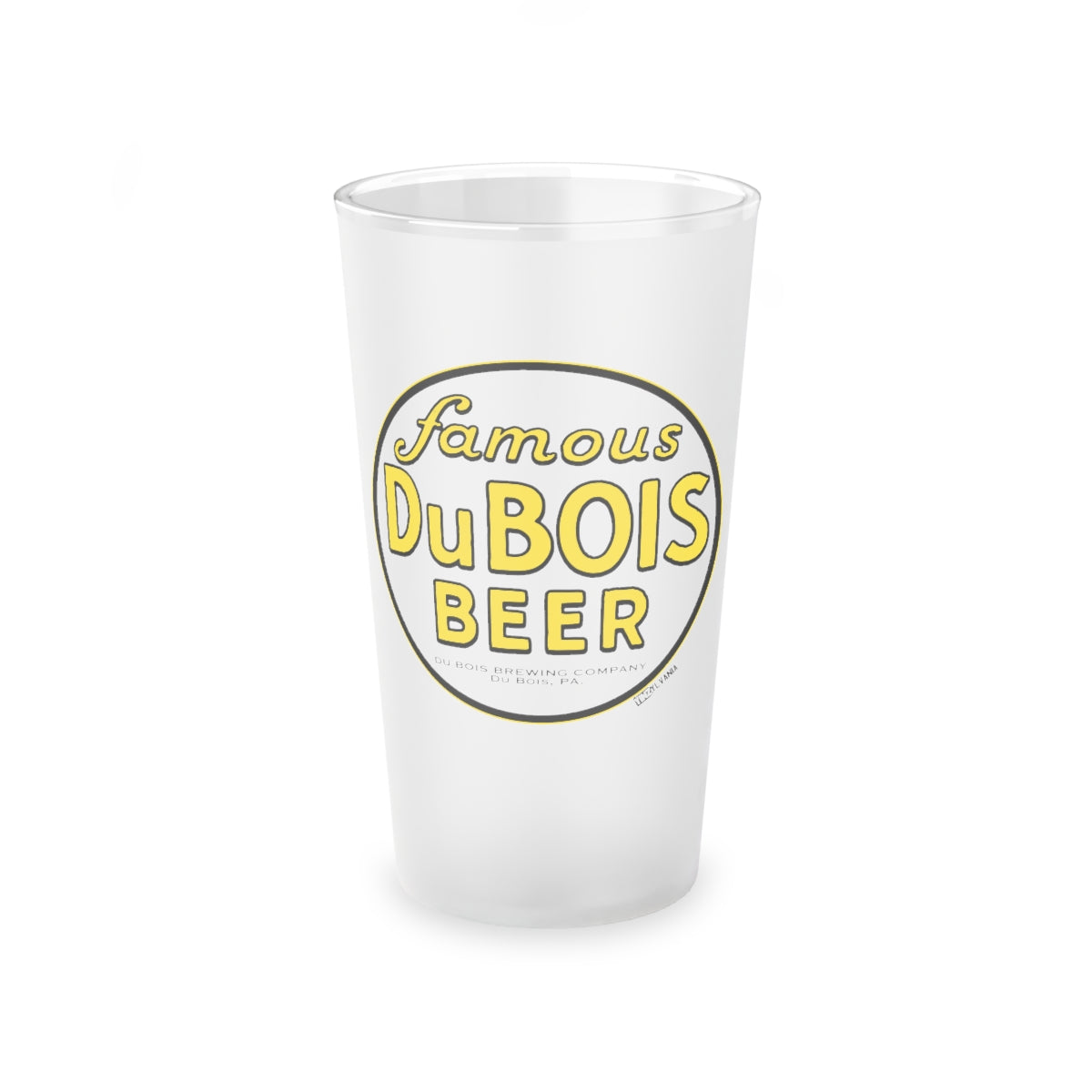 DuBois Retro Brew Set of 2 Pint Glasses | Famous DuBois Beer | DuBois Pixie Ale - Yinzylvania