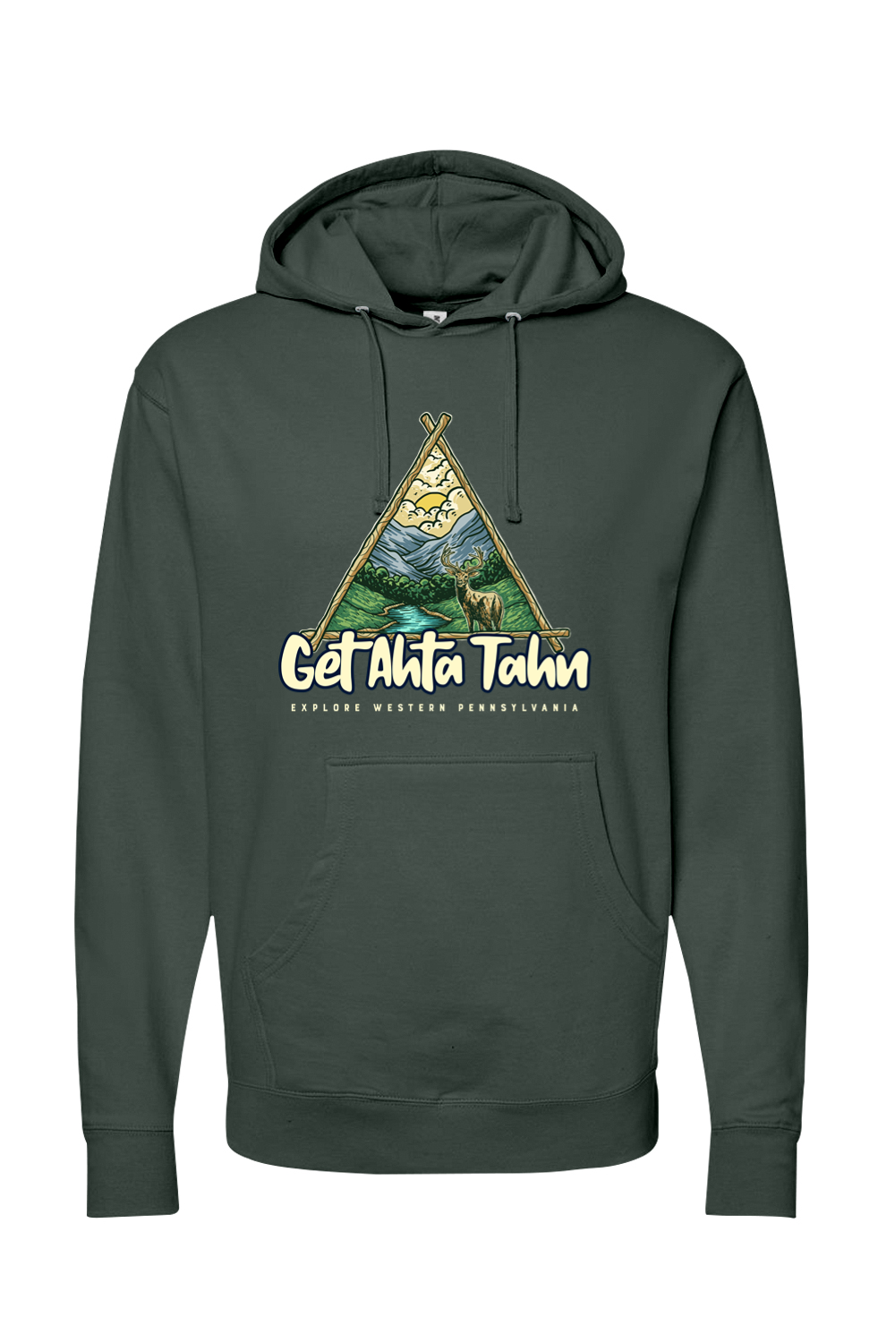 Get Ahta Tahn - Hoodie - Yinzylvania