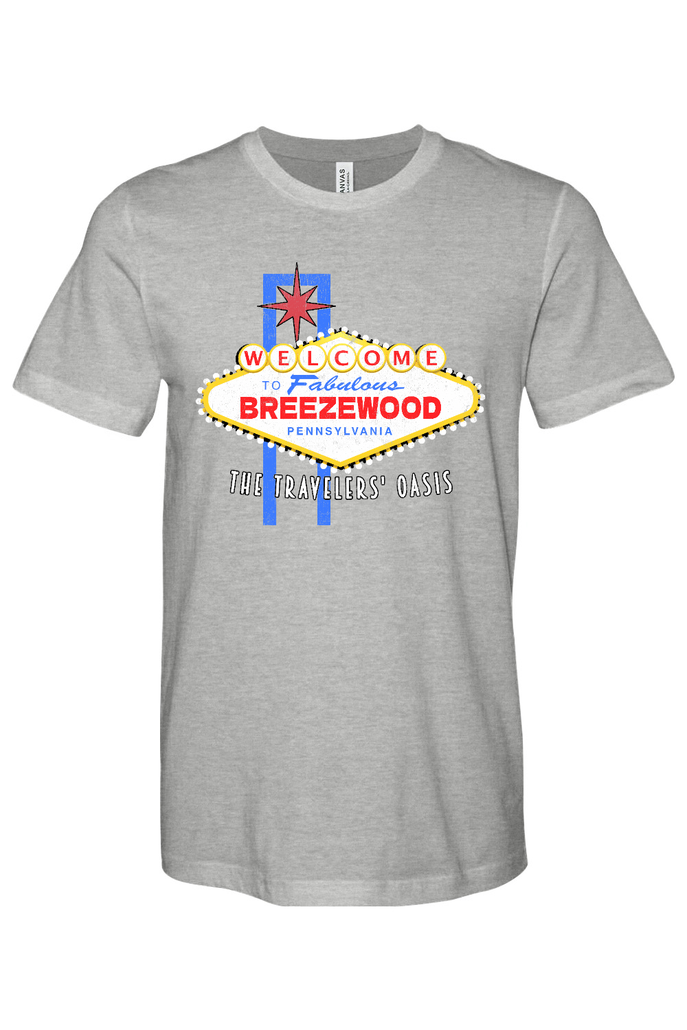 Breezewood - Bella + Canvas Heathered Jersey Tee - Yinzylvania