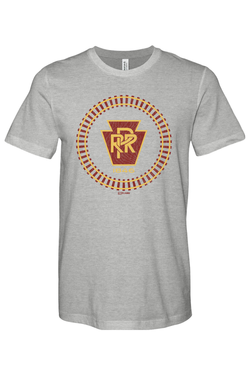 Pennsylvania Railroad - Bella + Canvas Jersey Tee - Yinzylvania