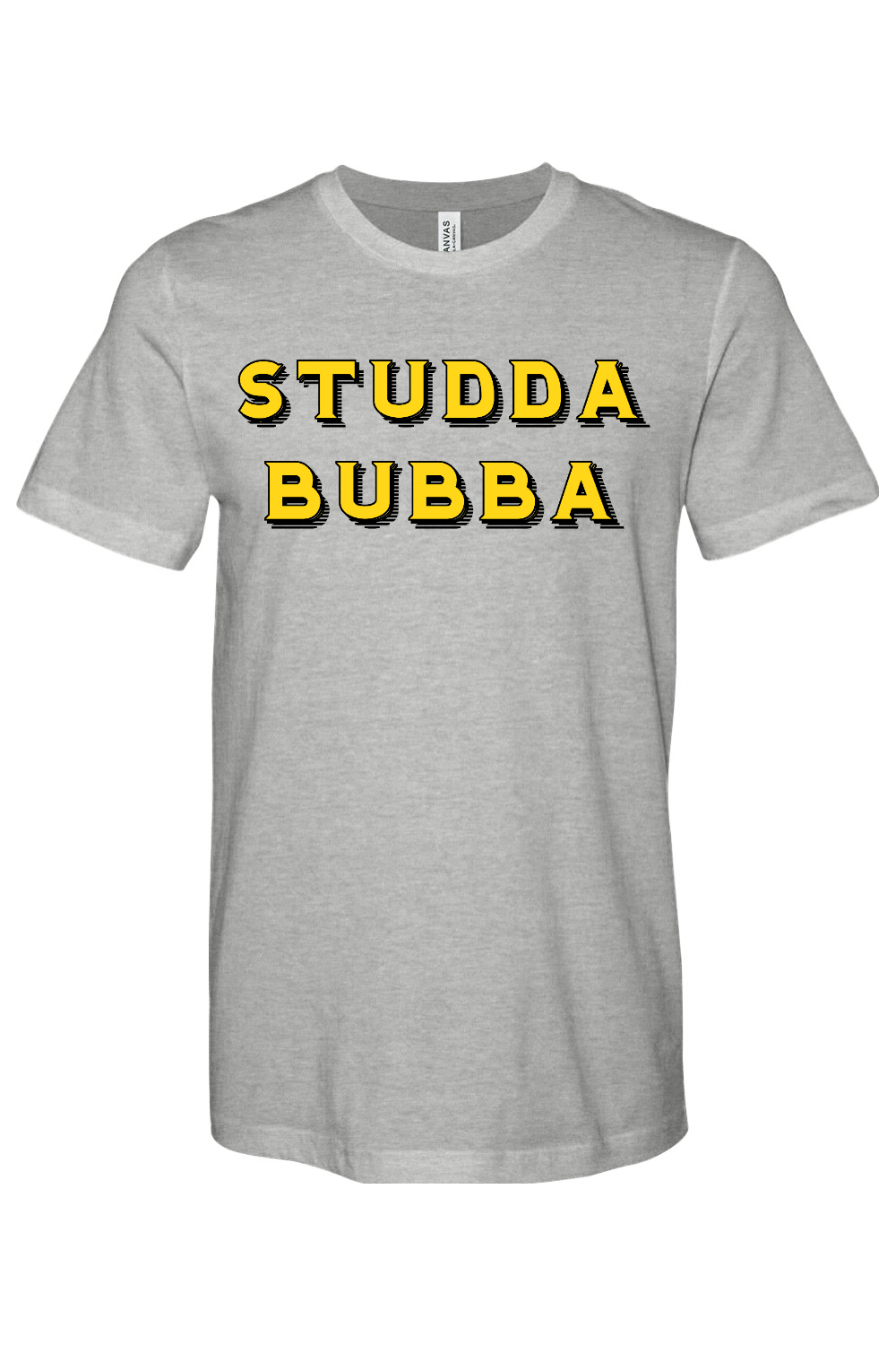Studda Bubba - Bella + Canvas Heathered Jersey Tee - Yinzylvania