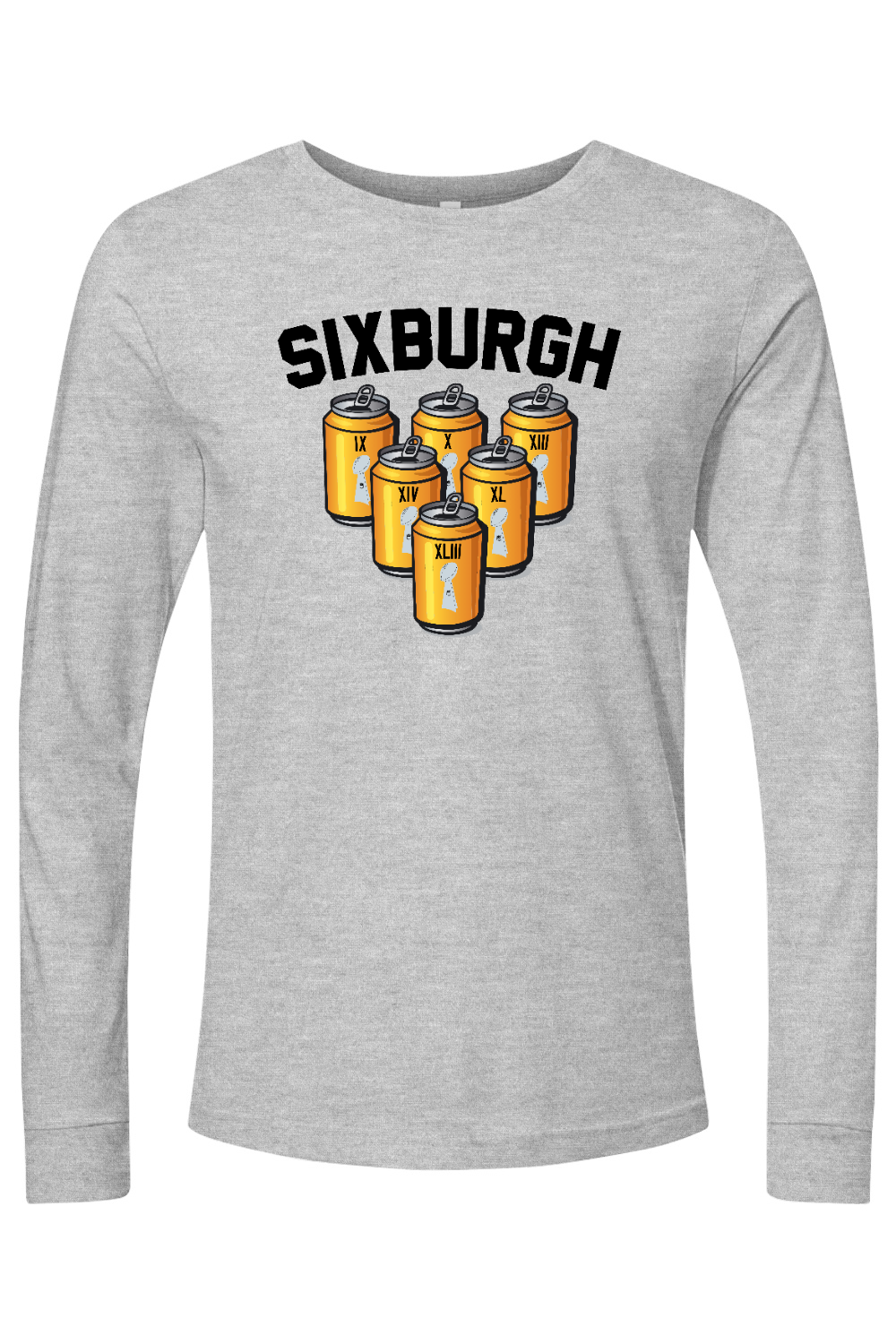 Sixburgh - Long Sleeve Tee - Yinzylvania