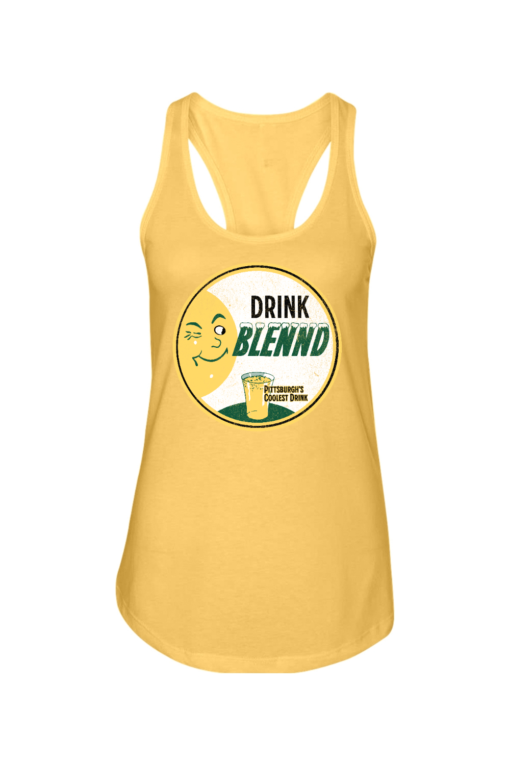 Drink Blennd Retro - Ladies Racerback Tank - Yinzylvania