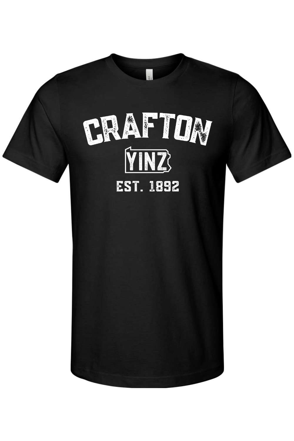 Crafton Yinzylvania - Bella + Canvas Heathered Jersey Tee - Yinzylvania