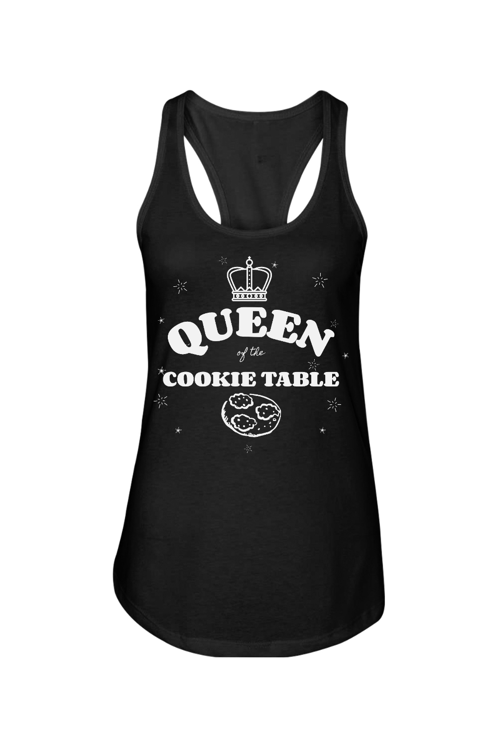 Queen of the Cookie Table - Ladies Racerback Tank - Yinzylvania