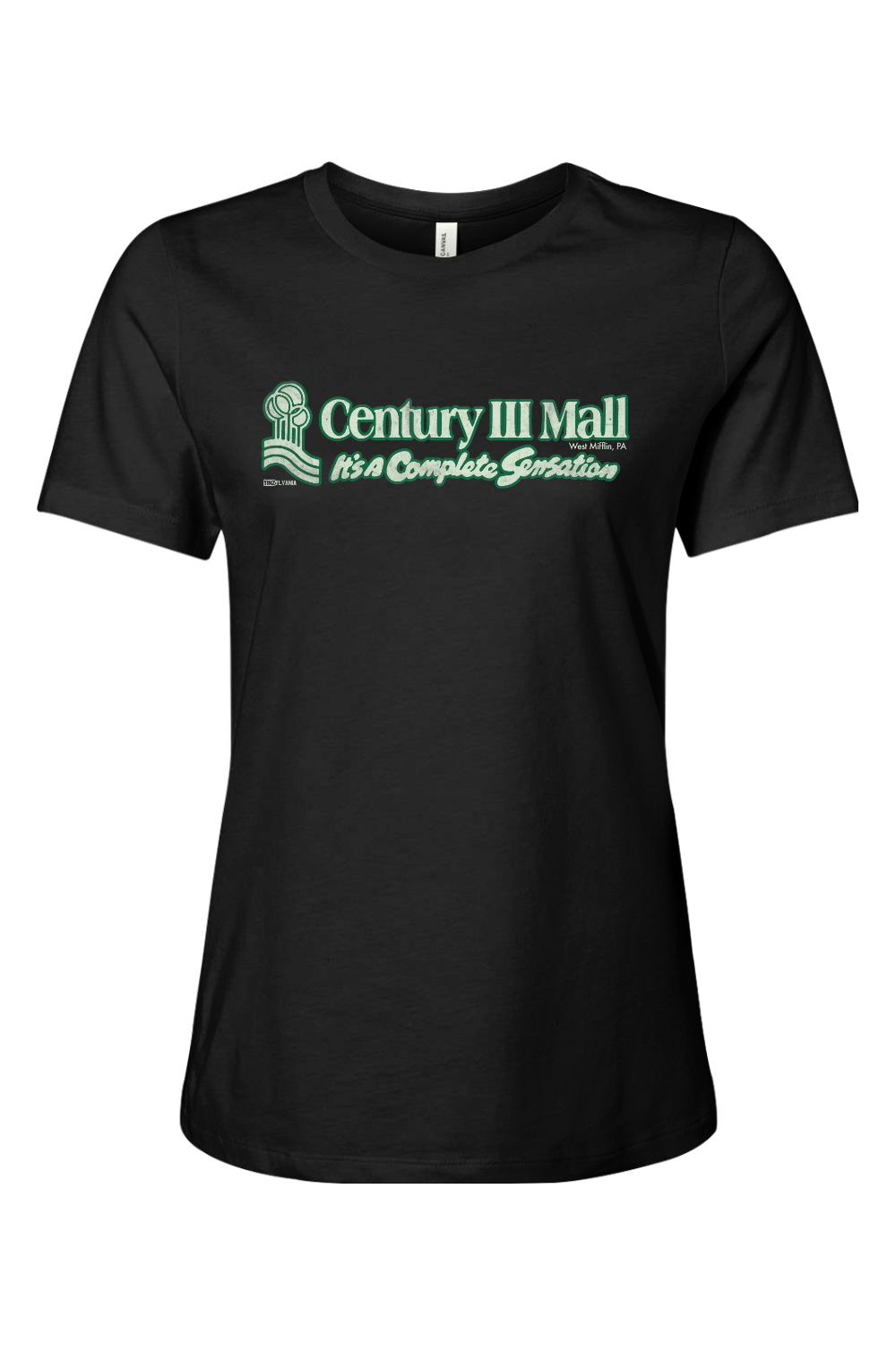 Century III Mall Ladies - Bella + Canvas Women’s Relaxed Jersey Short Sleeve Tee - Yinzylvania