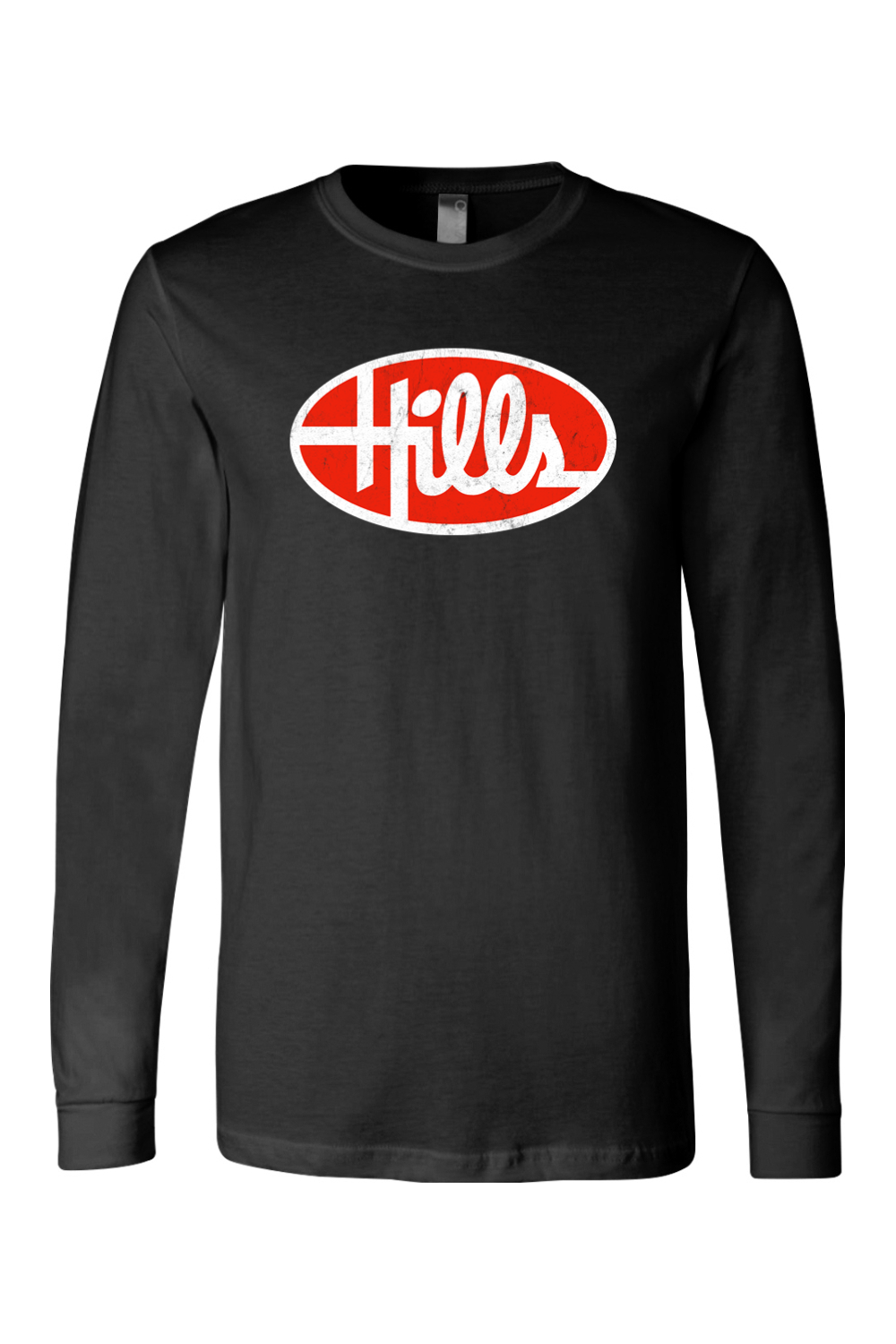 Hills Retro Logo - Long Sleeve Tee - Yinzylvania