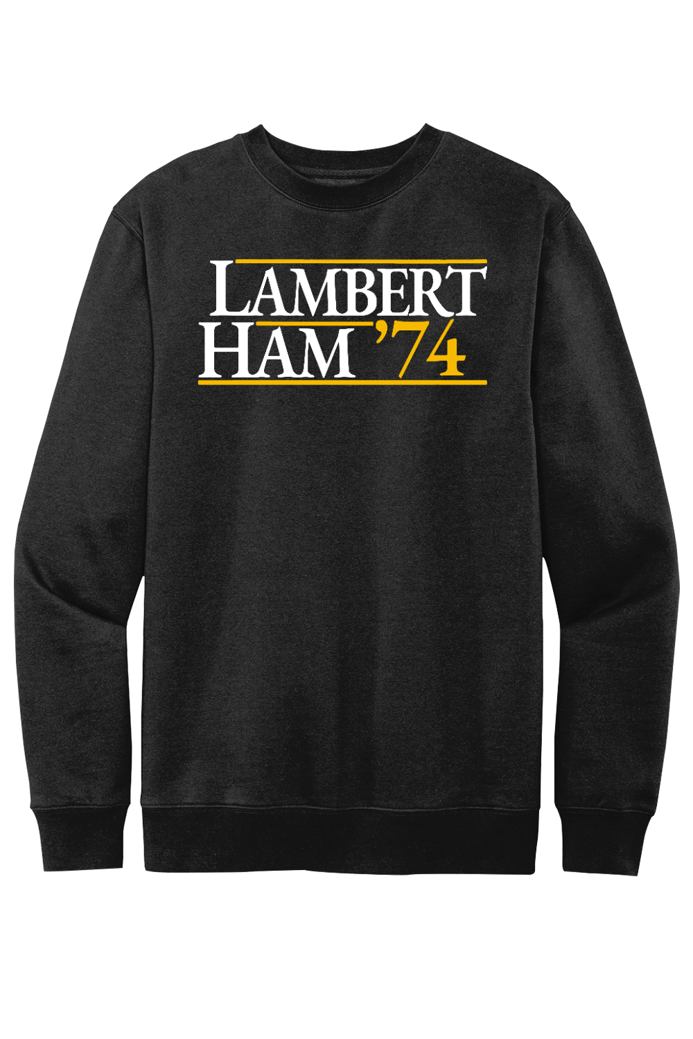 Lambert Ham '74 - Fleece Crewneck Sweatshirt - Yinzylvania