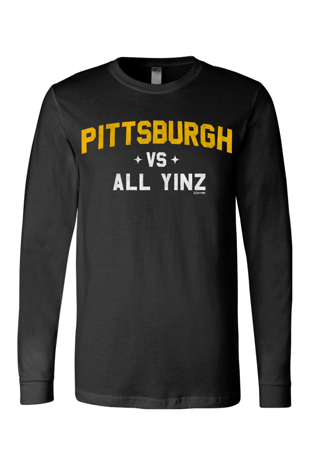 Pittsburgh vs. All Yinz - BELLA + CANVAS Unisex Jersey Long Sleeve Tee - Yinzylvania