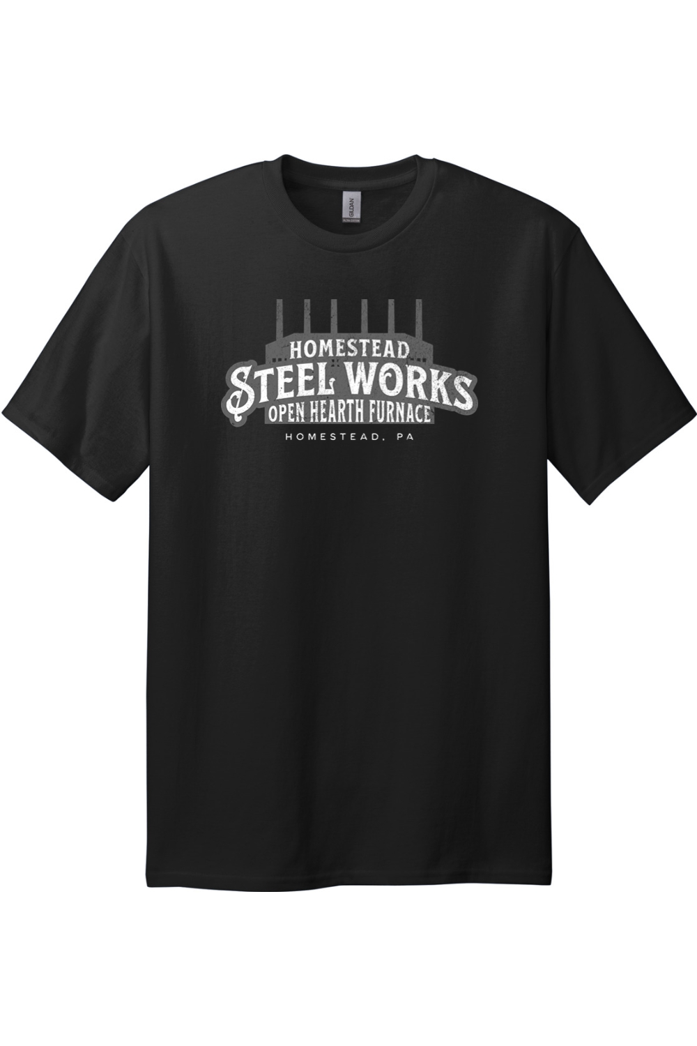 Homestead Steel Works - Open Hearth Furnace - Tall Size T-Shirt - Yinzylvania
