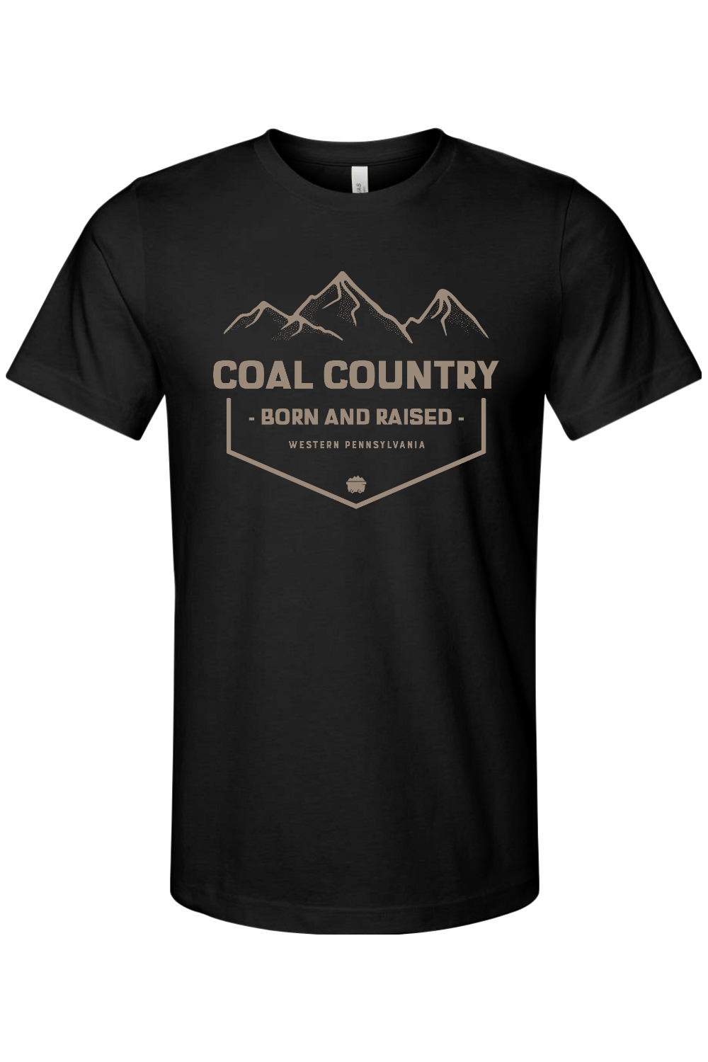 Coal Country - Bella + Canvas Jersey Tee - Yinzylvania