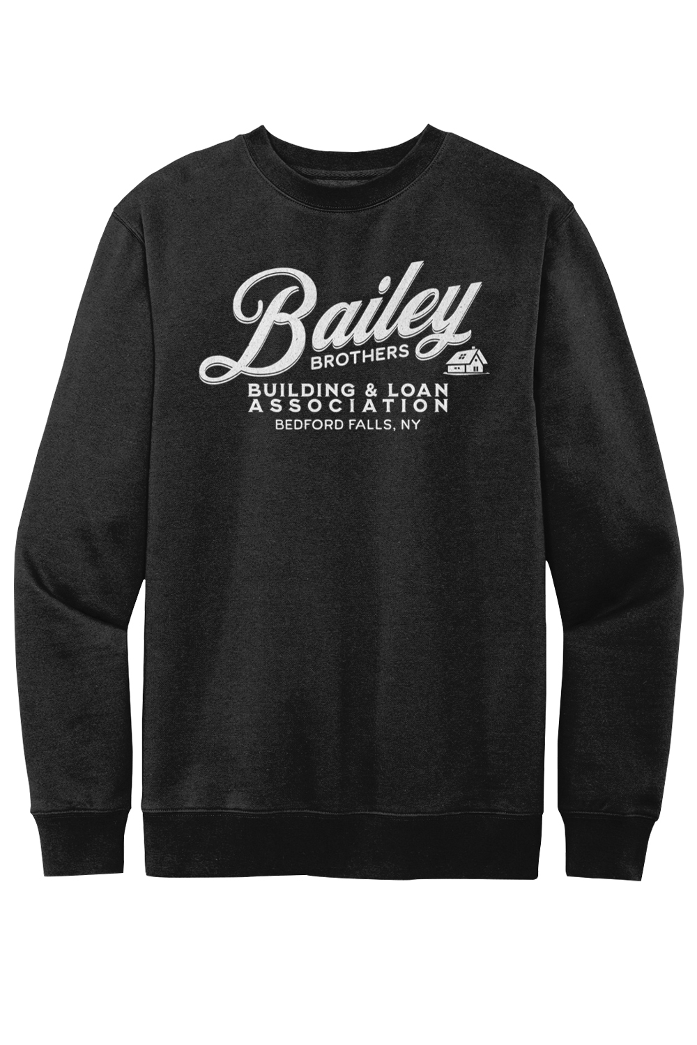 Bailey Brothers Building & Loan - It's a Wonderful Life - Fleece Crewneck Sweatshirt - Yinzylvania