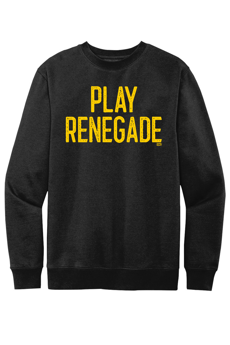 Play Renegade - Fleece Crewneck Sweatshirt