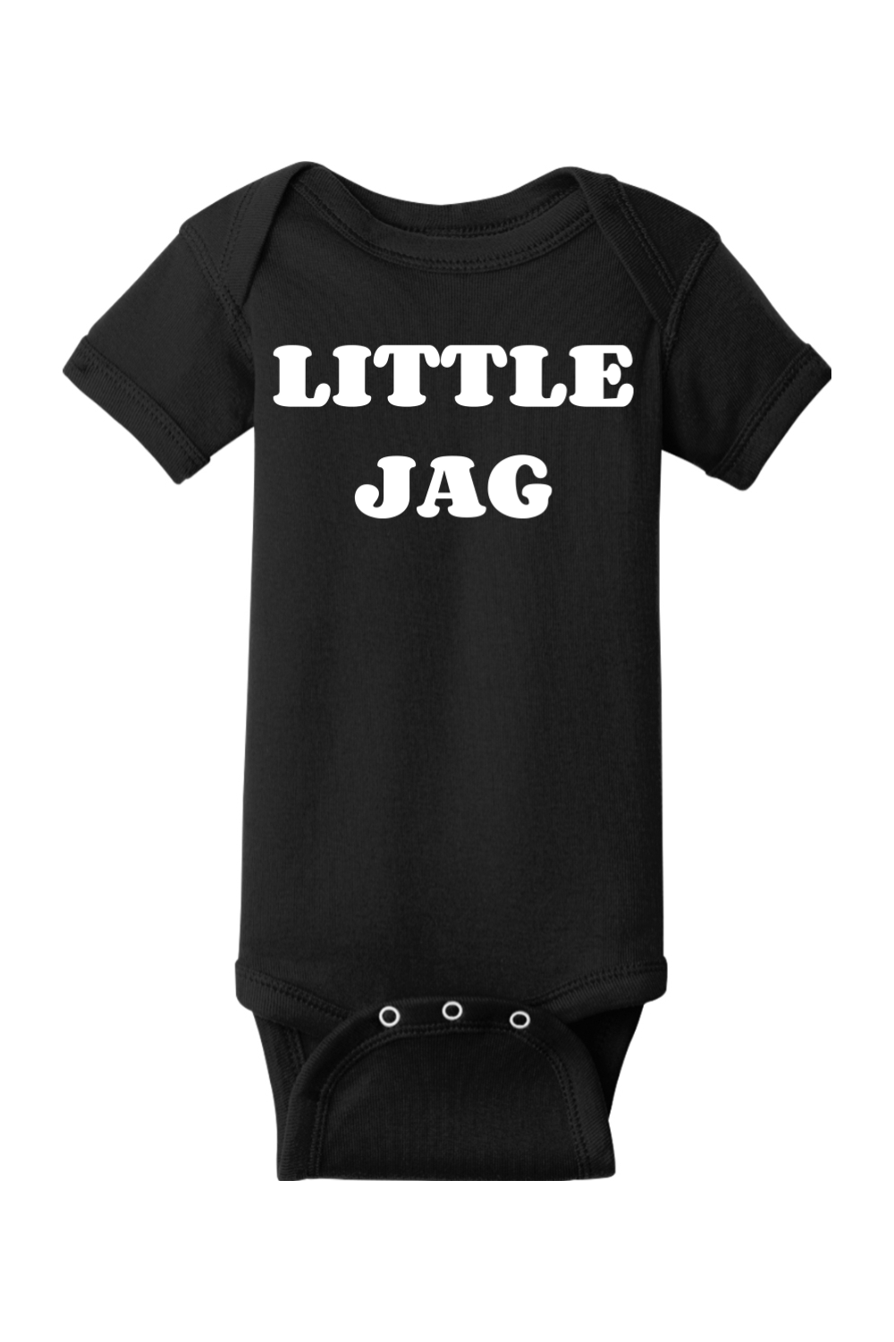 Little Jag - Infant Short Sleeve Baby Rib Bodysuit - Yinzylvania