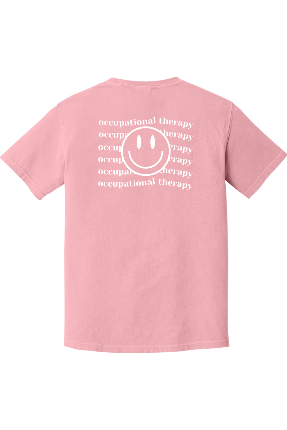 St. Francis - Occupational Therapy - Smiley - Comfort Colors Ringspun Short Sleeve Shirt - Yinzylvania