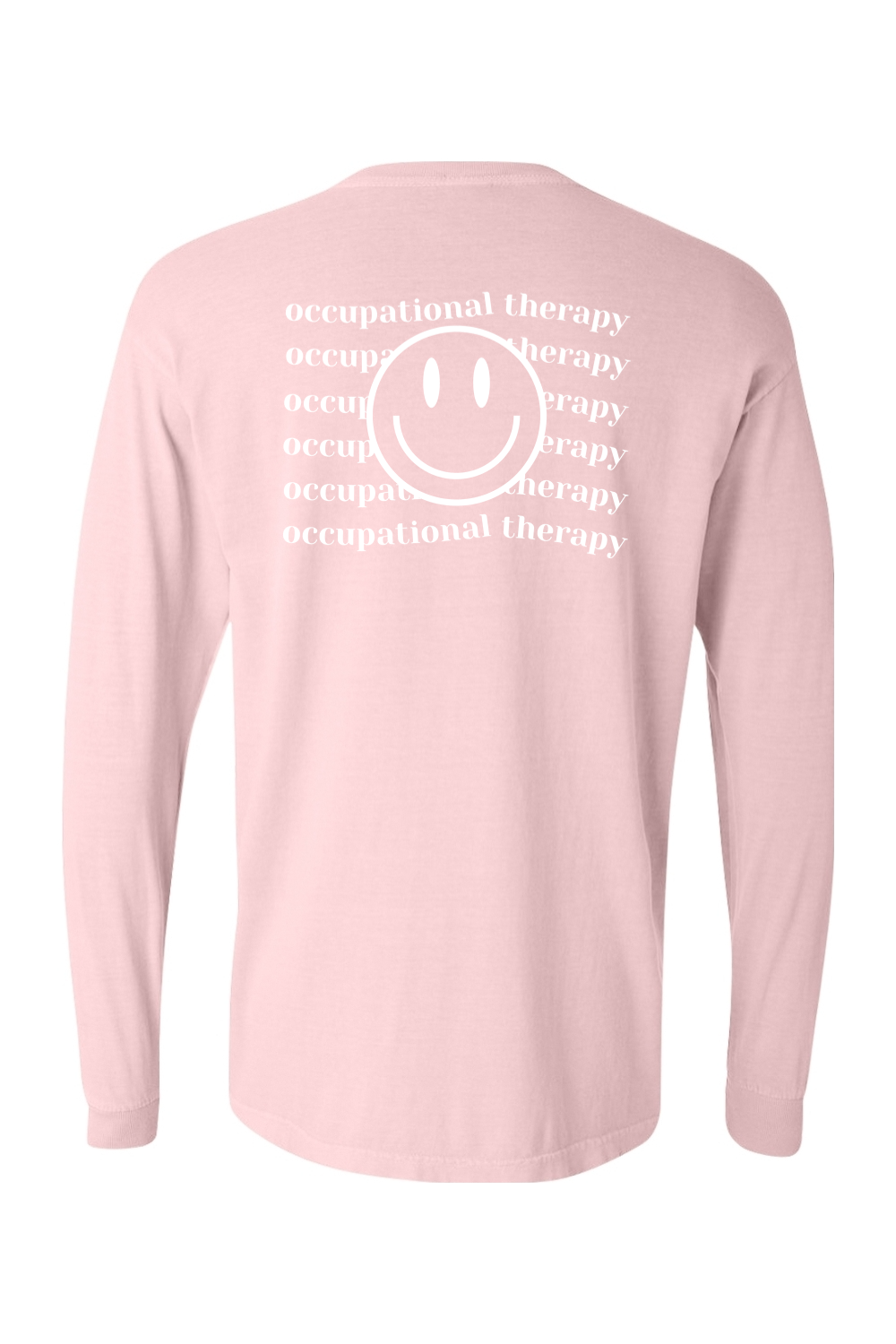 St. Francis - Occupational Therapy - Smiley - Comfort Colors Ringspun Long Sleeve T-Shirt - Yinzylvania