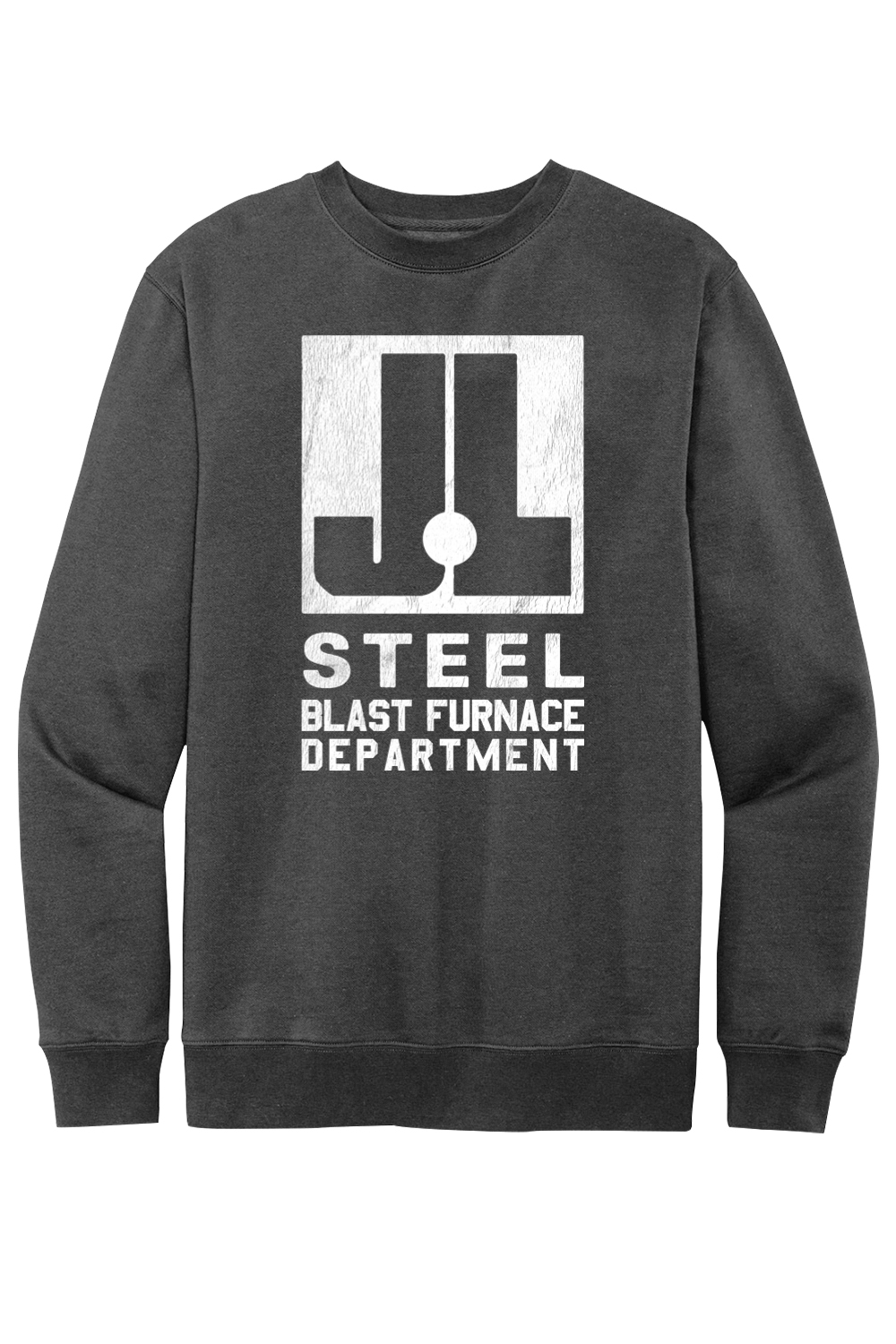 J&L Steel - Blast Furnace Department - Fleece Crew Sweatshirt - Yinzylvania