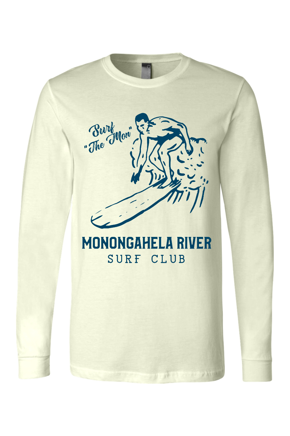 Monongahela River Surf Club - Long Sleeve Tee - Yinzylvania